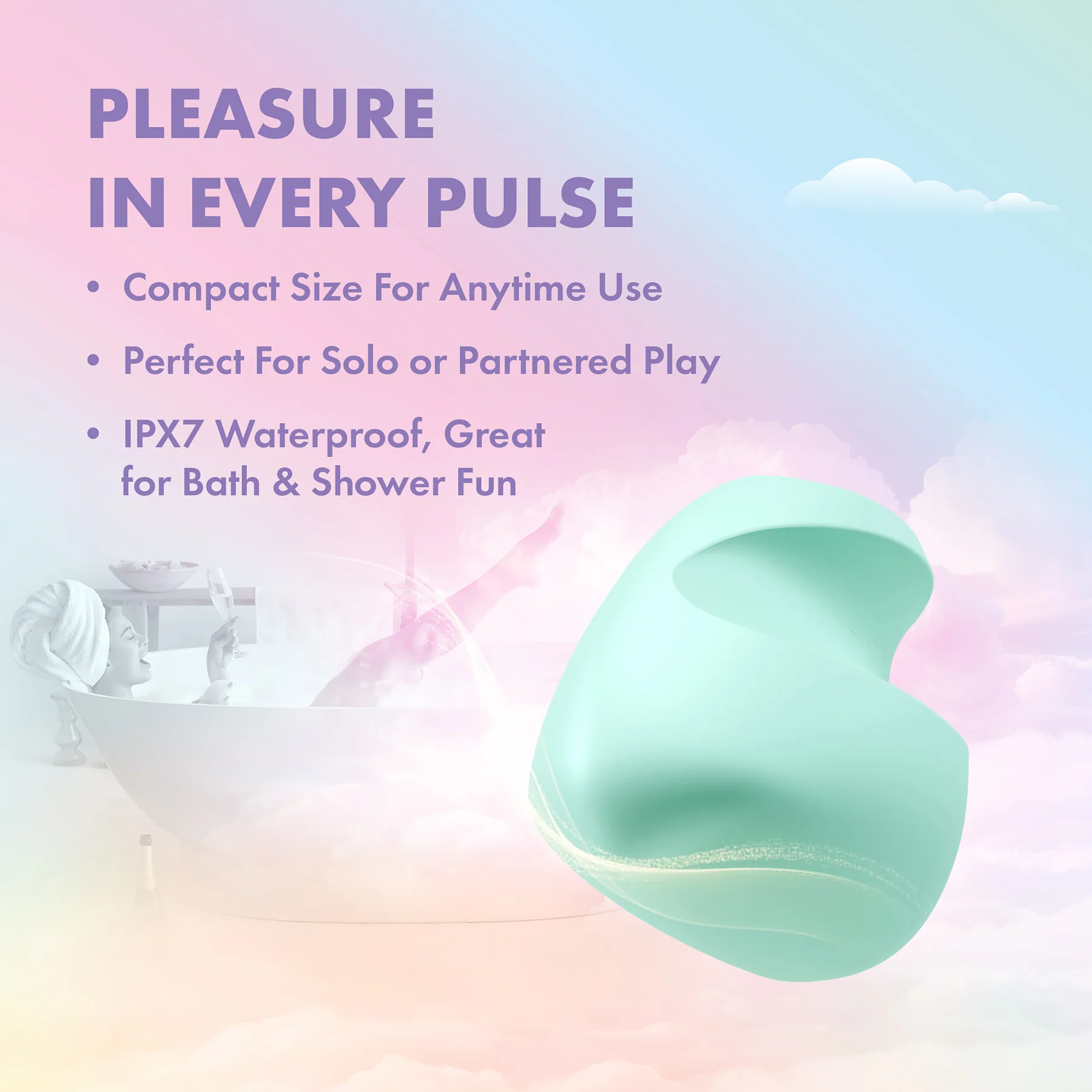 Play With Me Dream Crush Rechargeable Silicone Clitoral Stimulator By Blush - Image 10