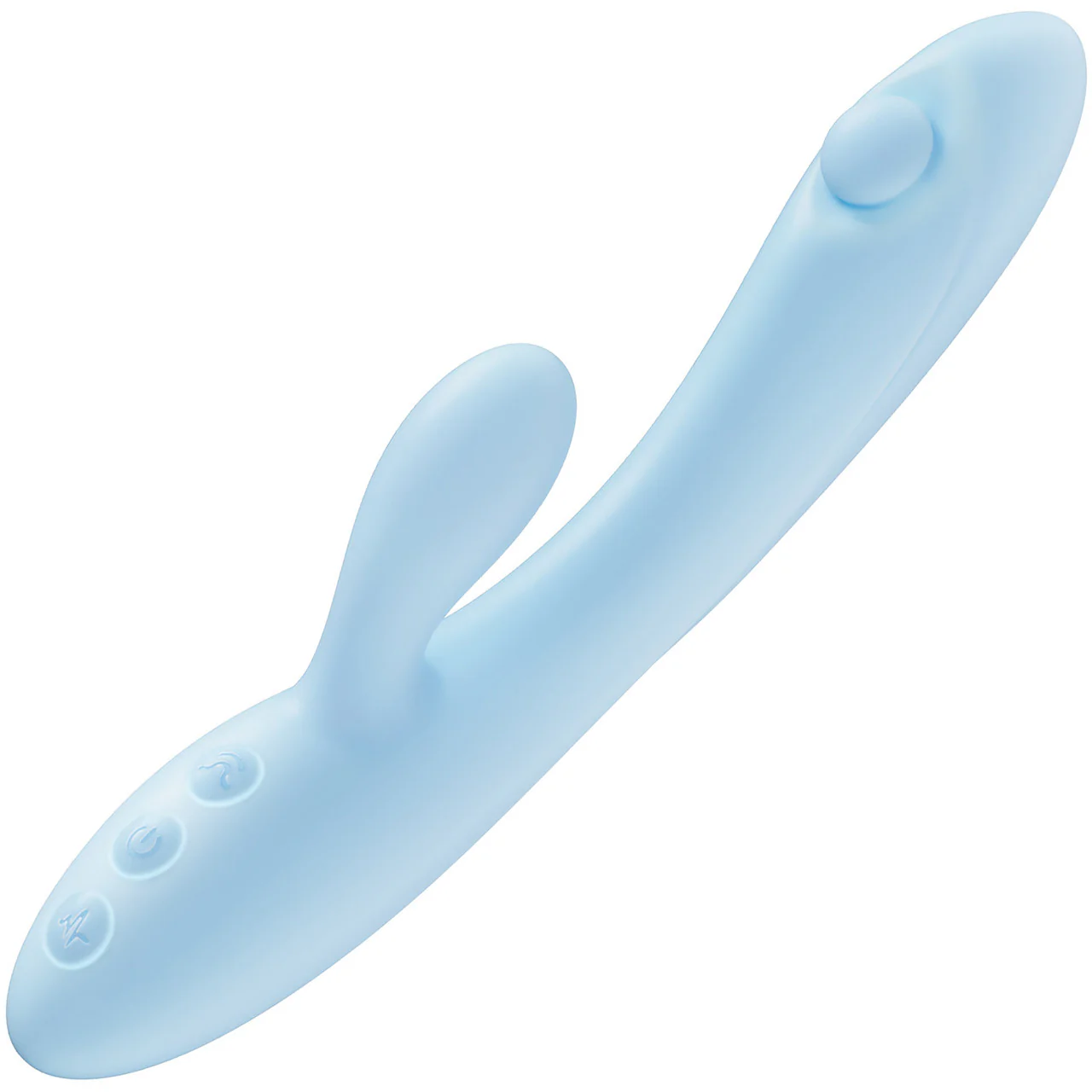 Play With Me Moondust Magic Rechargeable Silicone Dual Stimulation Vibrator With G-Spot Motion By Blush
