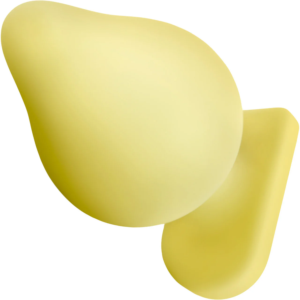 Play With Me Naughty Candy Heart Silicone Butt Plug By Blush - Spank Me Yellow - Image 2