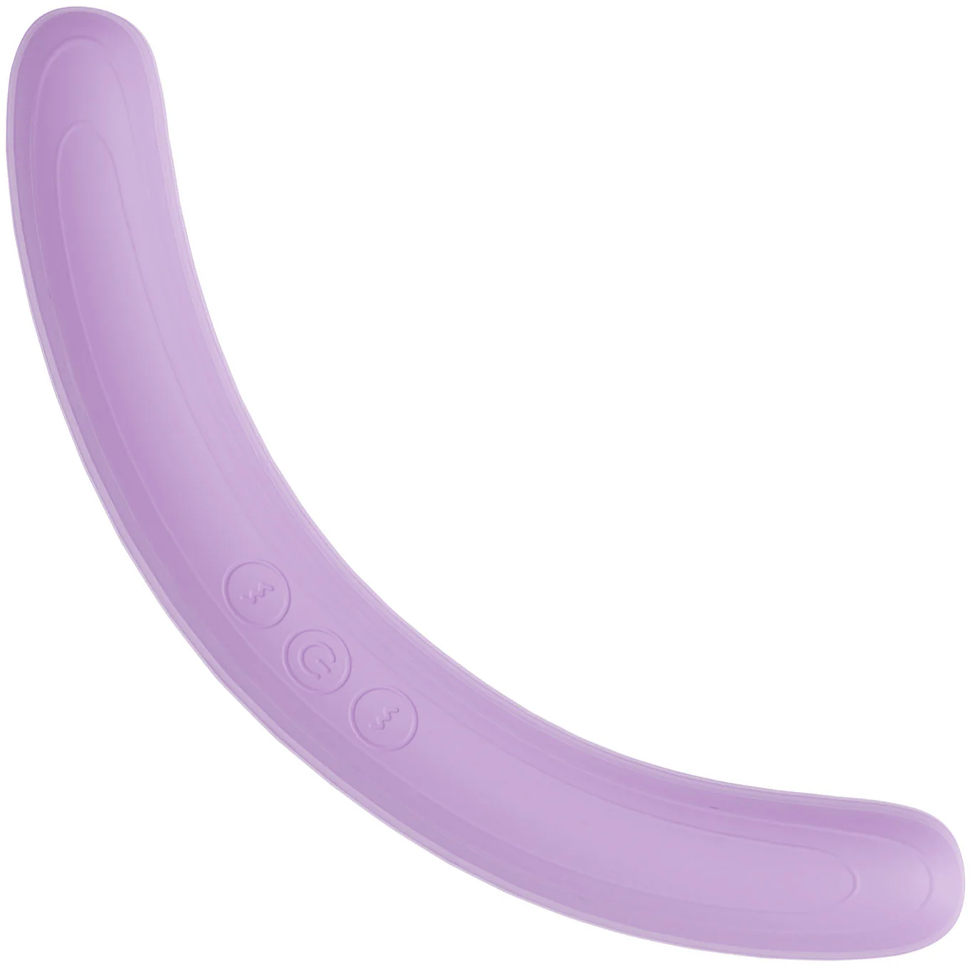 Play With Me Rechargeable Silicone Double Ended Vibrator - Image 3