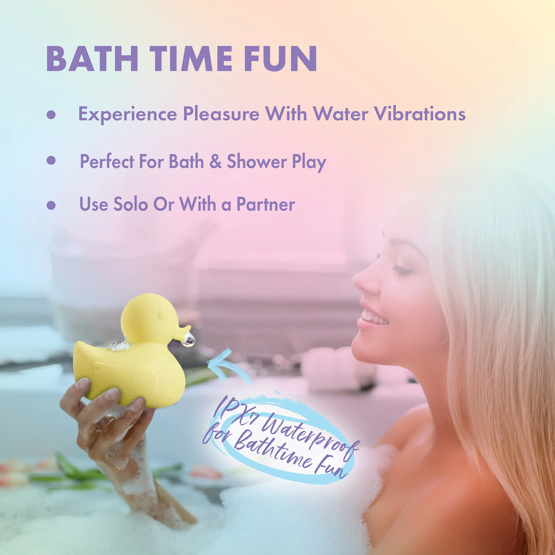 Play With Me Splash Ducky Rechargeable Silicone Vibrator By Blush - Image 8