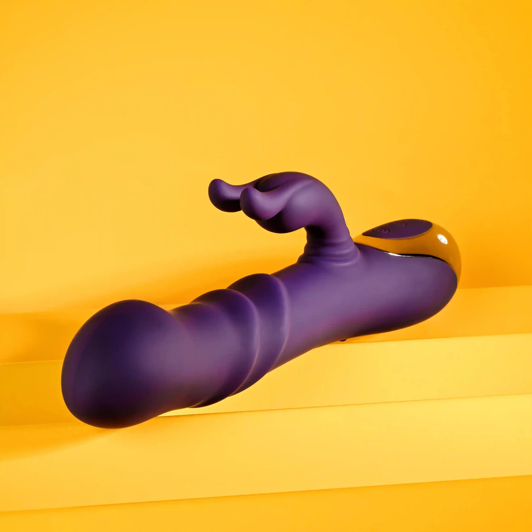 Playboy Pleasure Bunny Punch Silicone Rabbit Vibrator With G-Spot Swirl - Image 4