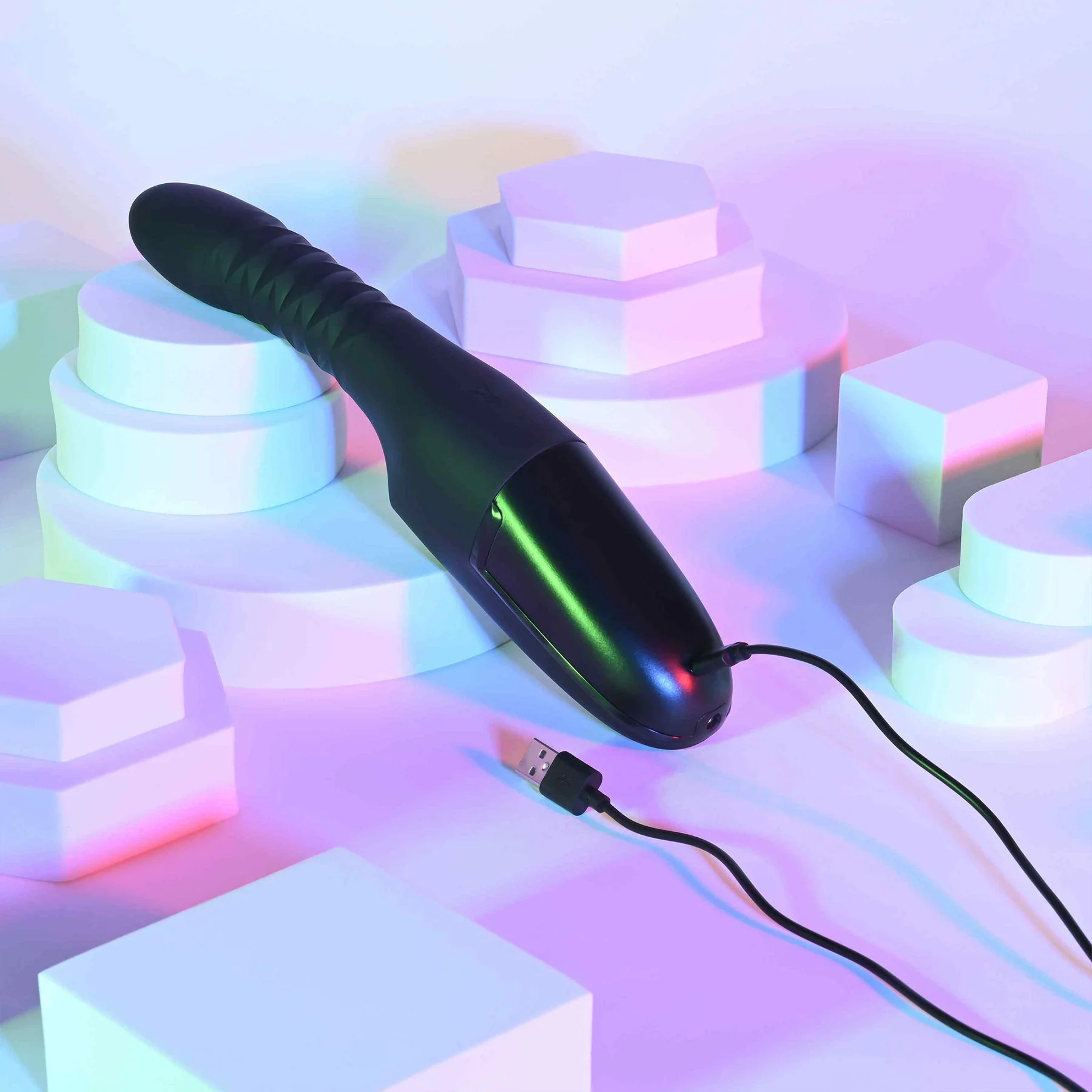 Playboy Pleasure Overdrive Waterproof Silicone Warming Vibrating Thruster - Image 12