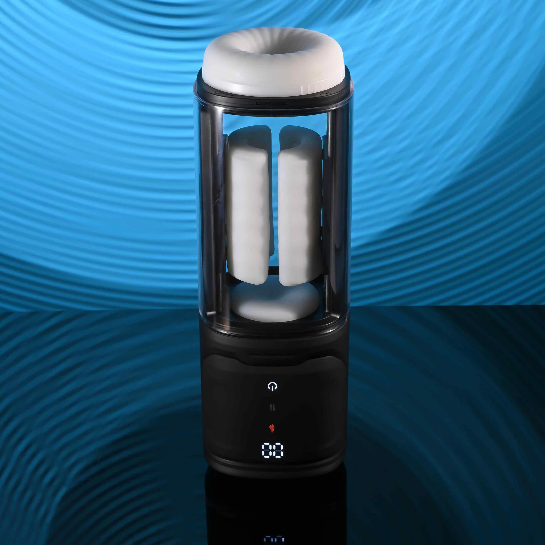 Playboy Pleasure Side Piece Slide Stroking, Vibrating & Warming Penis Masturbator - Image 16