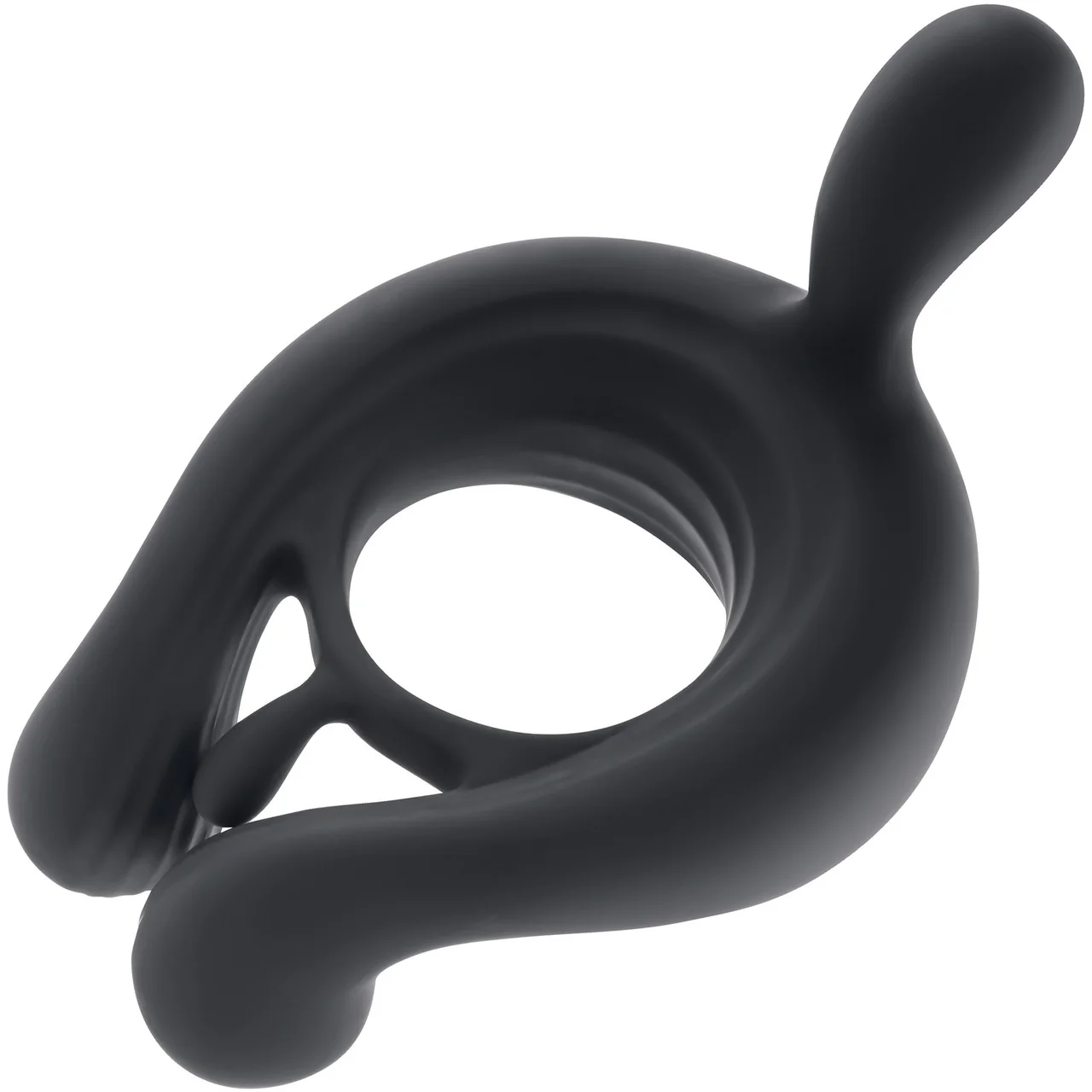 Playboy Pleasure Triple Play Rechargeable Silicone Vibrating Cock Ring With Remote - Image 6