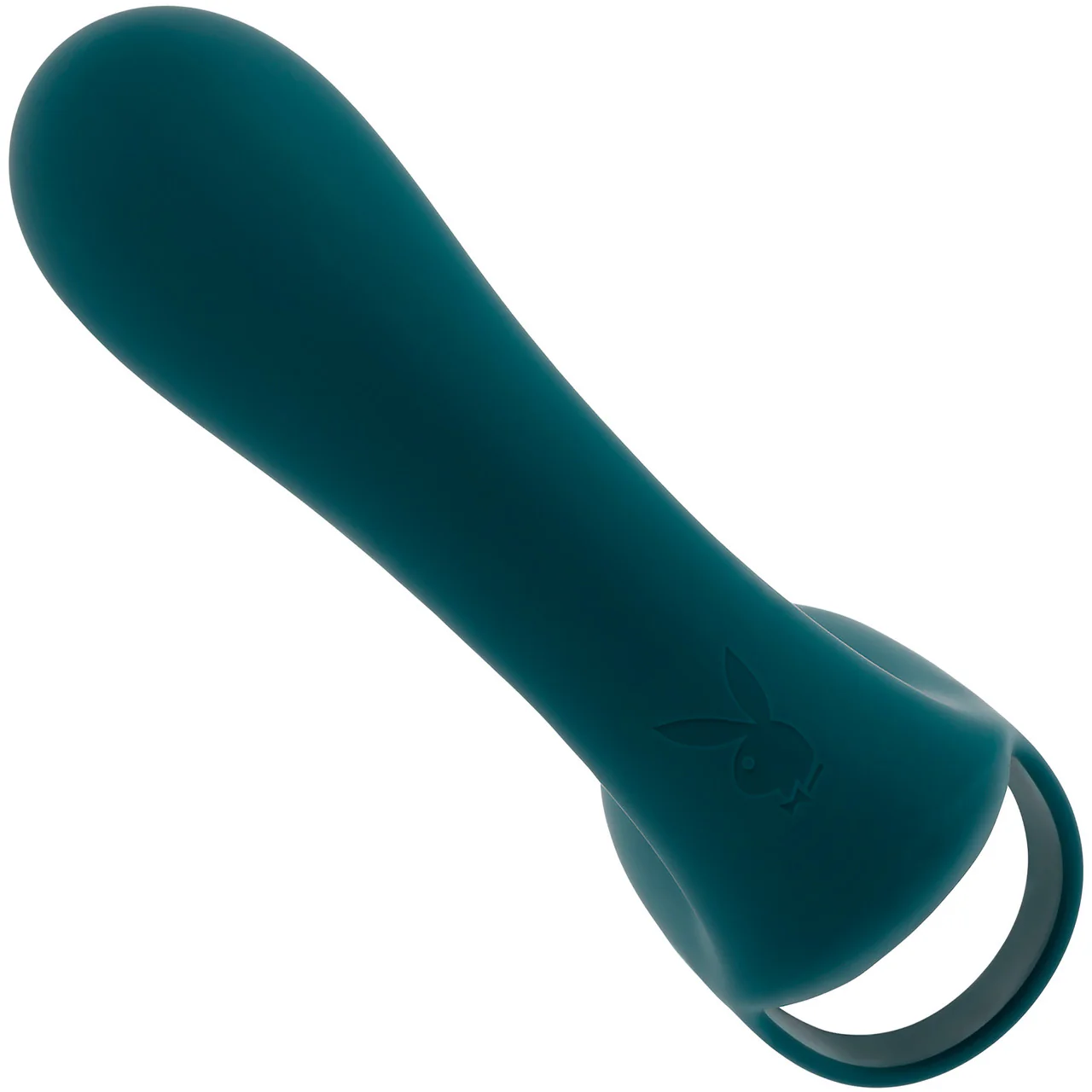 Playboy Pleasure Wrapped Around Your Finger Rechargeable Silicone G-Spot & P-Spot Vibrator - Green - Image 6