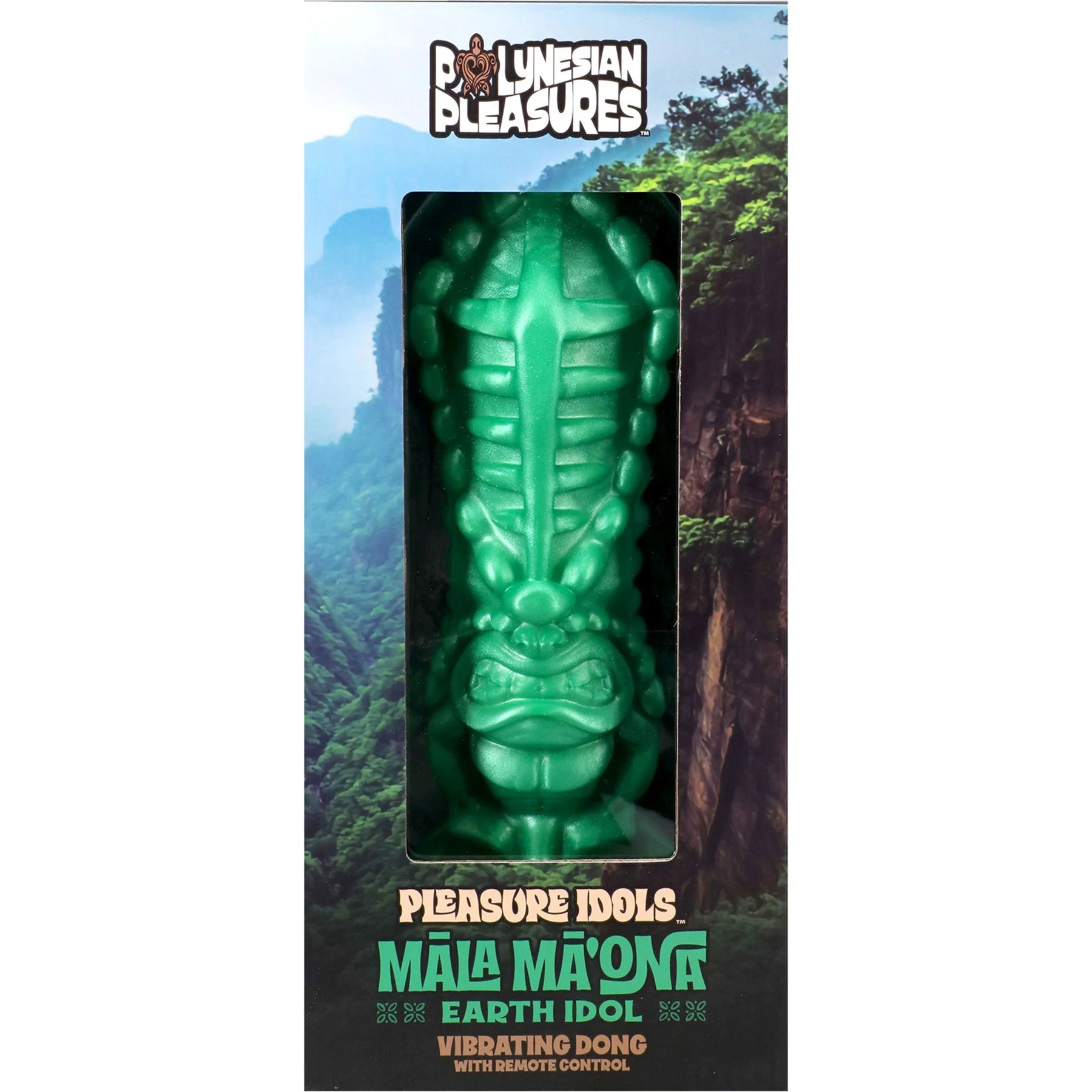 Polynesian Pleasure Idols Earth Idol Mala Ma'ona 7.5" Vibrating Dildo - Image 2