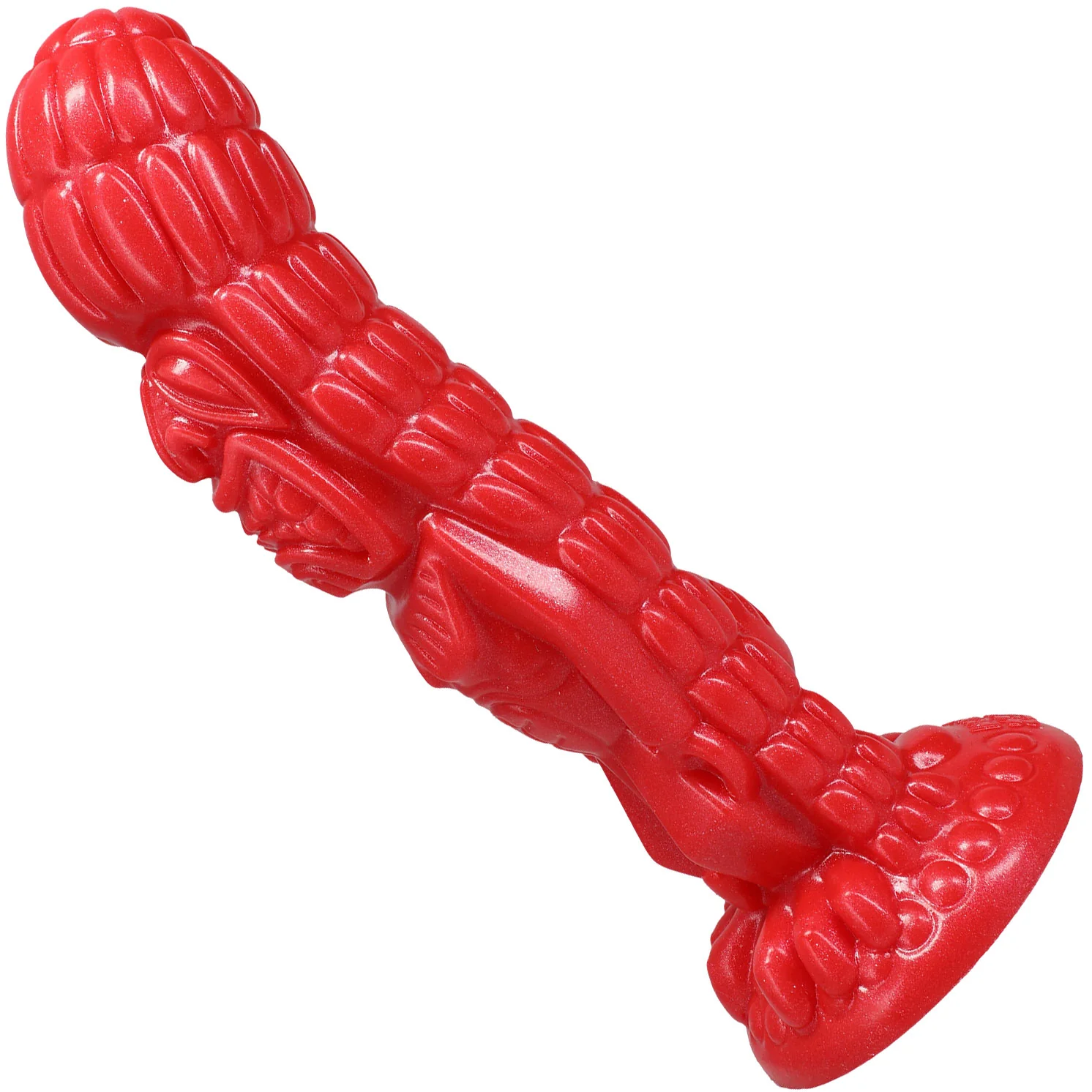 Polynesian Pleasure Idols Fire Idol Ula' Make 9" Silicone Suction Cup Dildo - Image 3