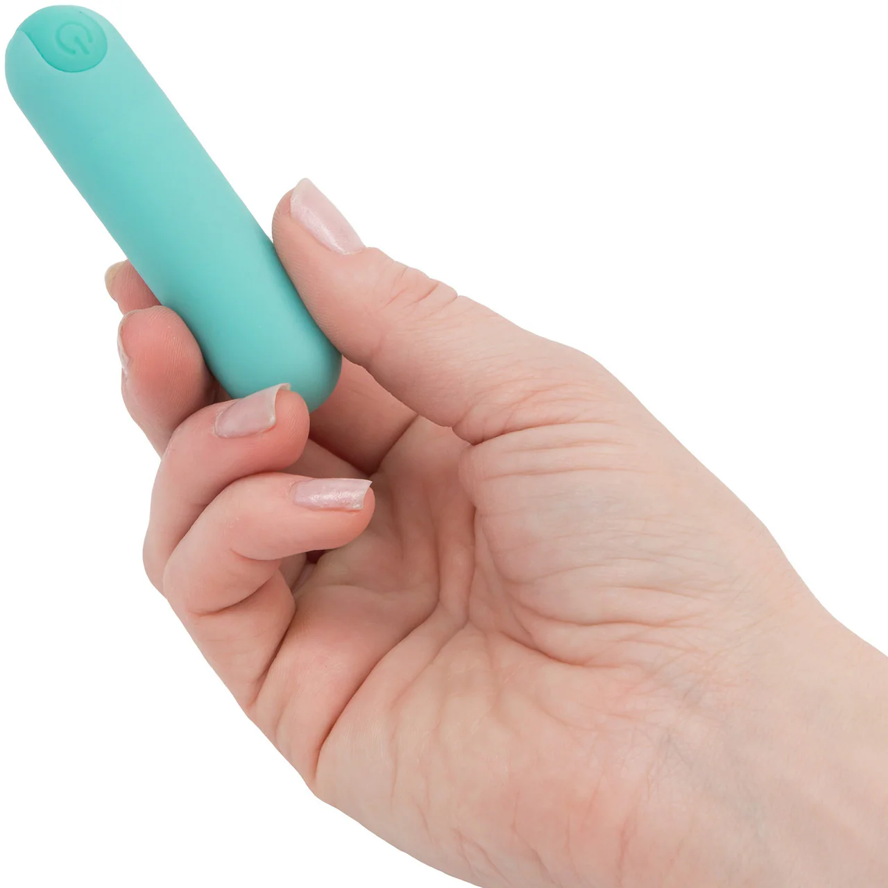 PowerBullet Essential Rechargeable Vibrating Bullet - Teal - Image 2