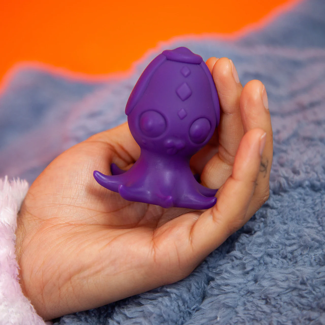 Princette Puppypus Silicone Rechargeable Waterproof Vibrator By Cute Little Fuckers - Purple - Image 3