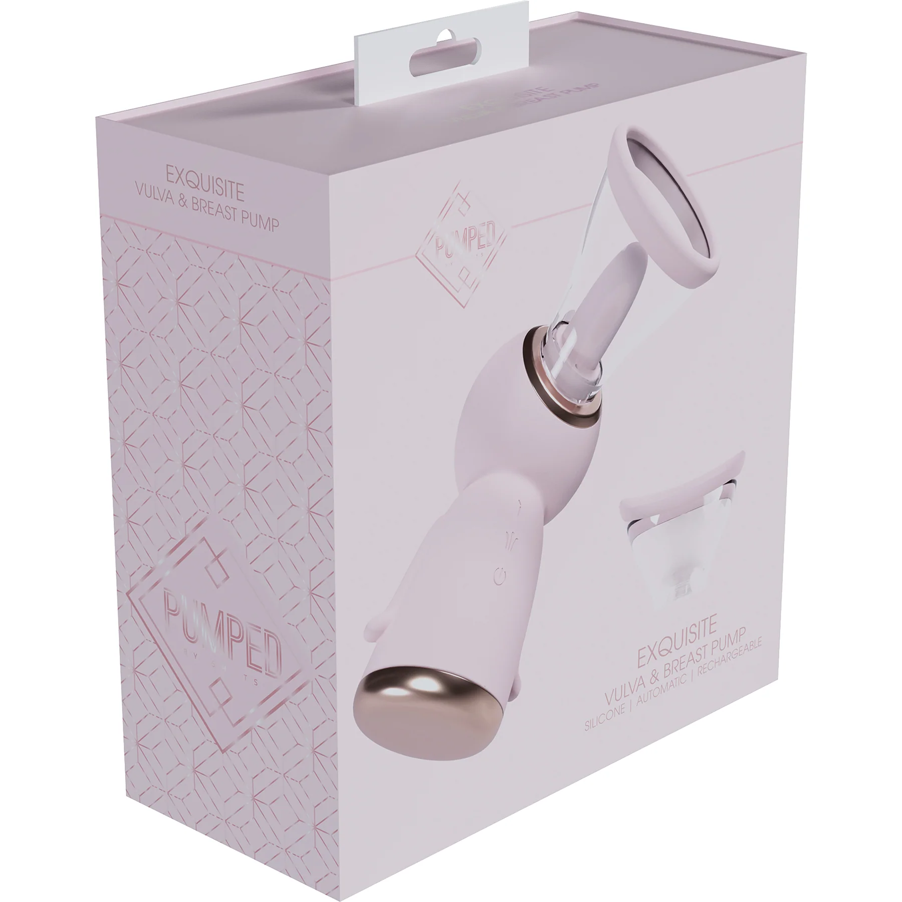 Pumped Exquisite Automatic Silicone Rechargeable Vulva & Breast Pump With Tongue - Image 8