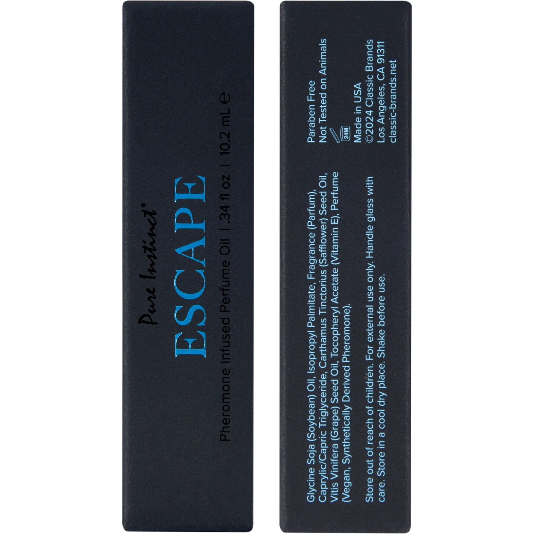Pure Instinct Black Collection Pheromone Infused Perfume Oil Roll-On .34 oz - Image 7