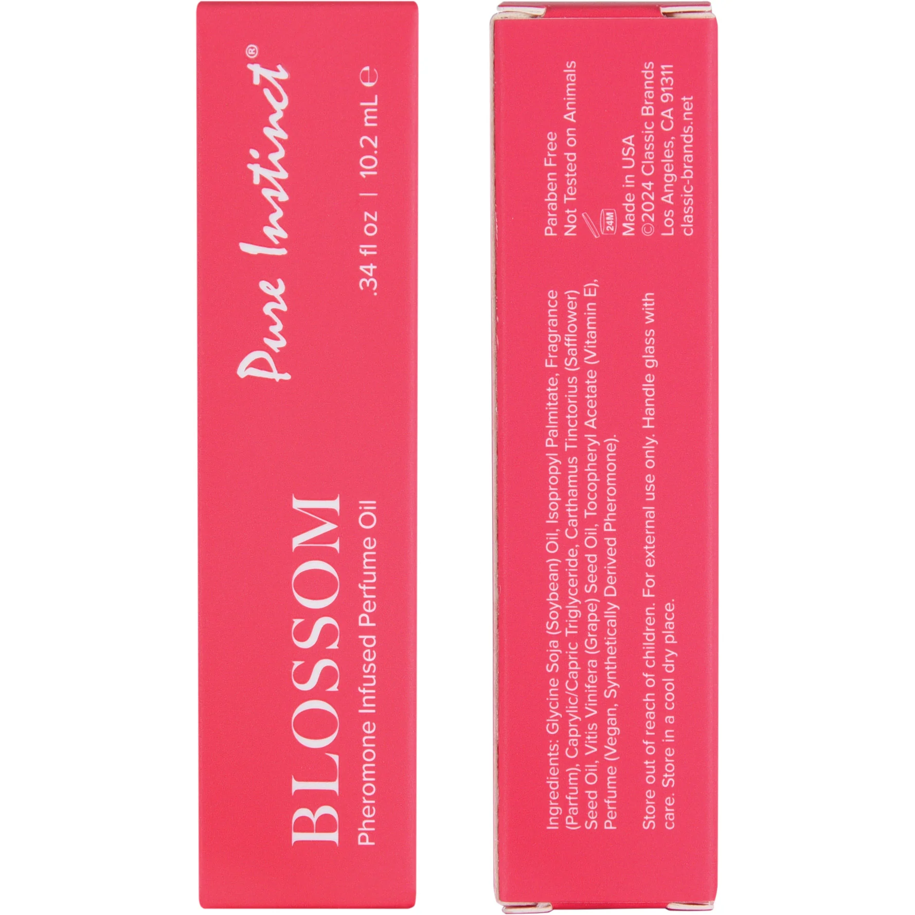 Pure Instinct Pheromone Infused Perfume Oil Roll-On - Blossom .34 oz - Image 3