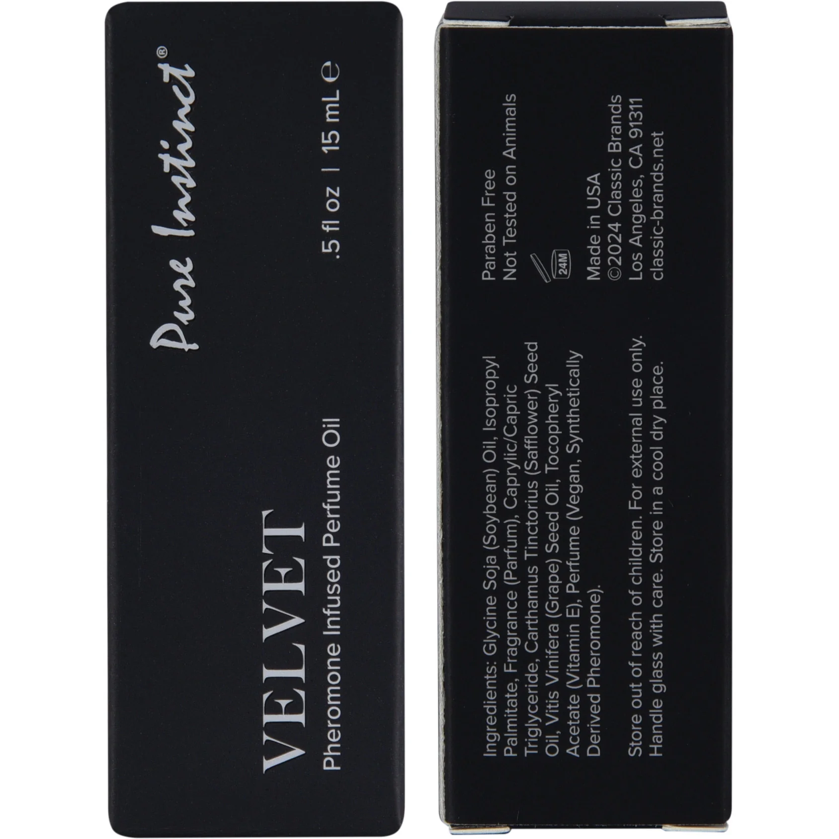 Pure Instinct Pheromone Infused Perfume Oil - Velvet .5 oz - Image 3