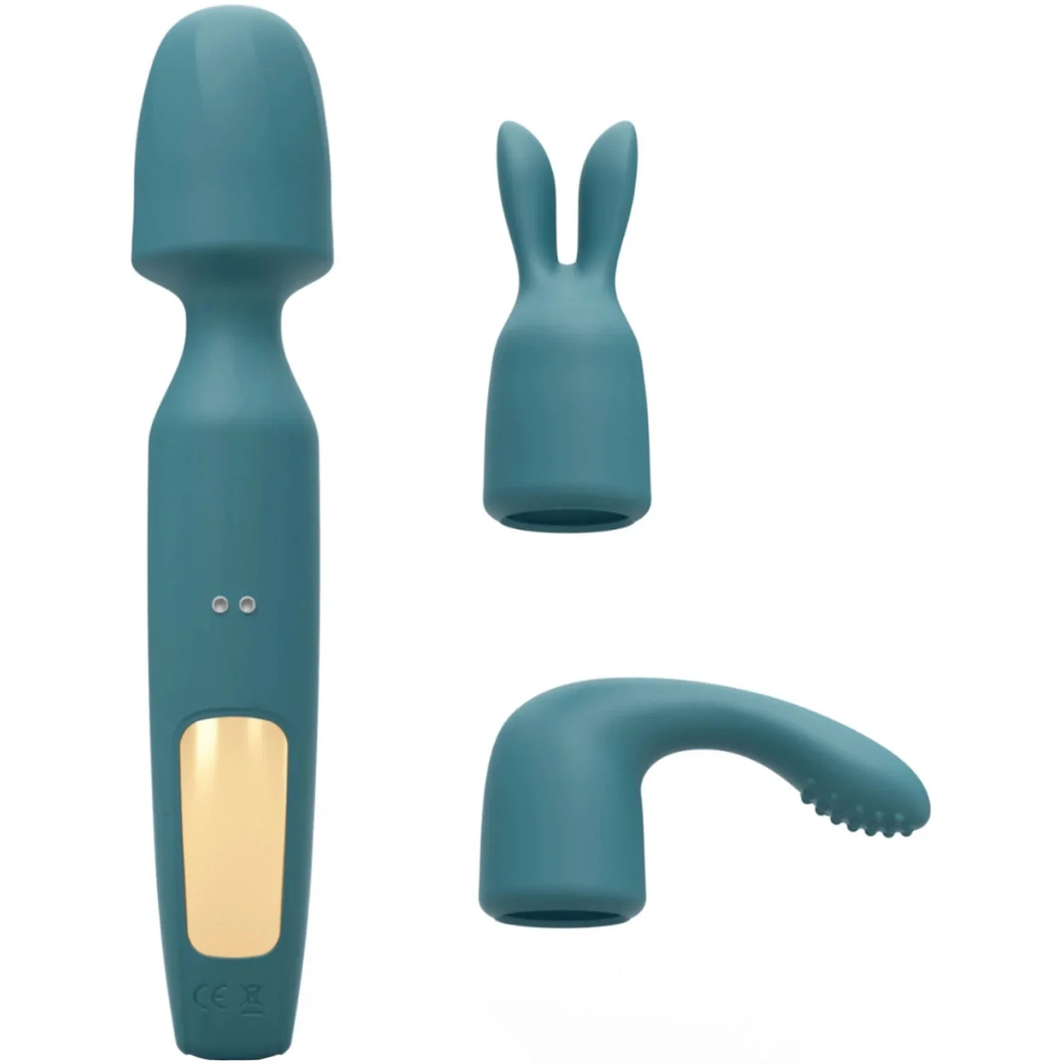 R-evolution Rechargeable Silicone Vibrating Wand With Two Attachments By Love To Love - Image 10