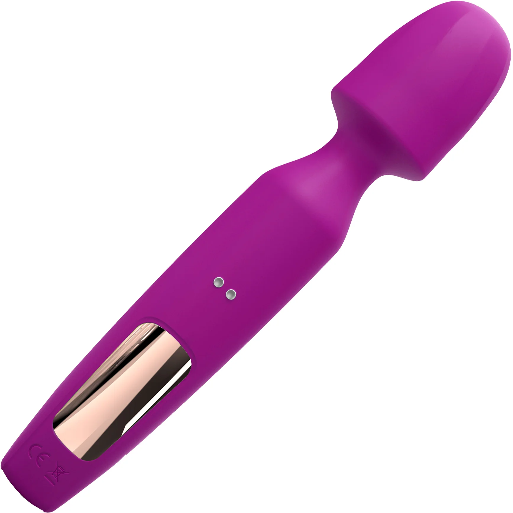 R-evolution Rechargeable Silicone Vibrating Wand With Two Attachments By Love To Love - Image 4
