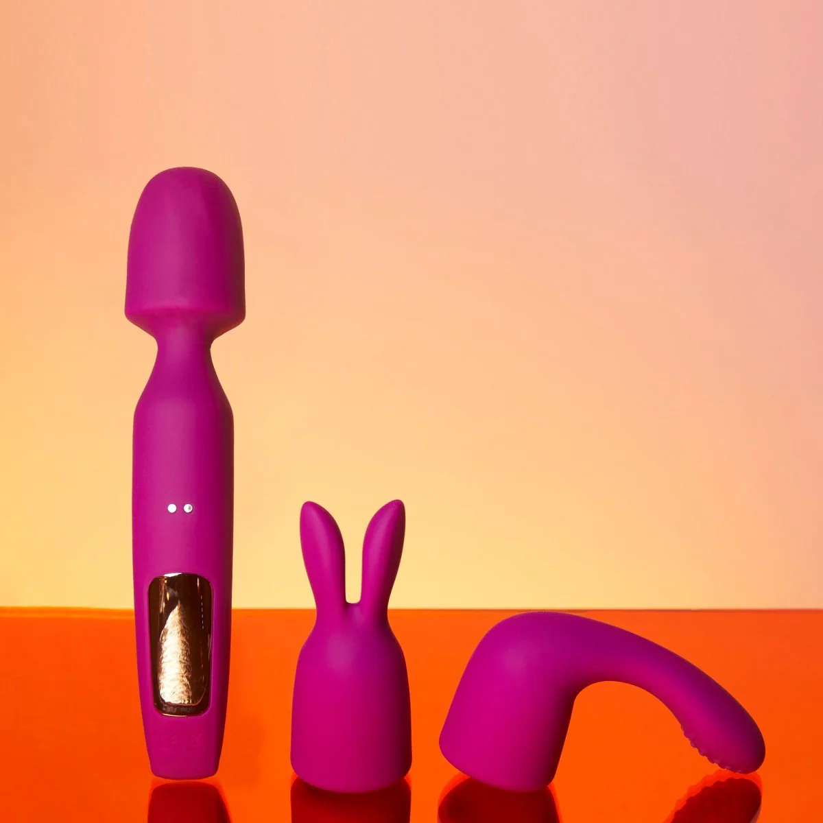 R-evolution Rechargeable Silicone Vibrating Wand With Two Attachments By Love To Love - Image 9
