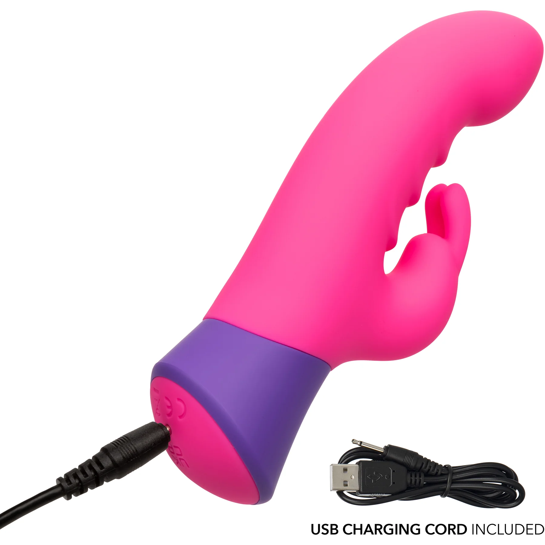 Rave Bunny Rechargeable Waterproof Silicone Dual Stimulation Vibrator - Image 6