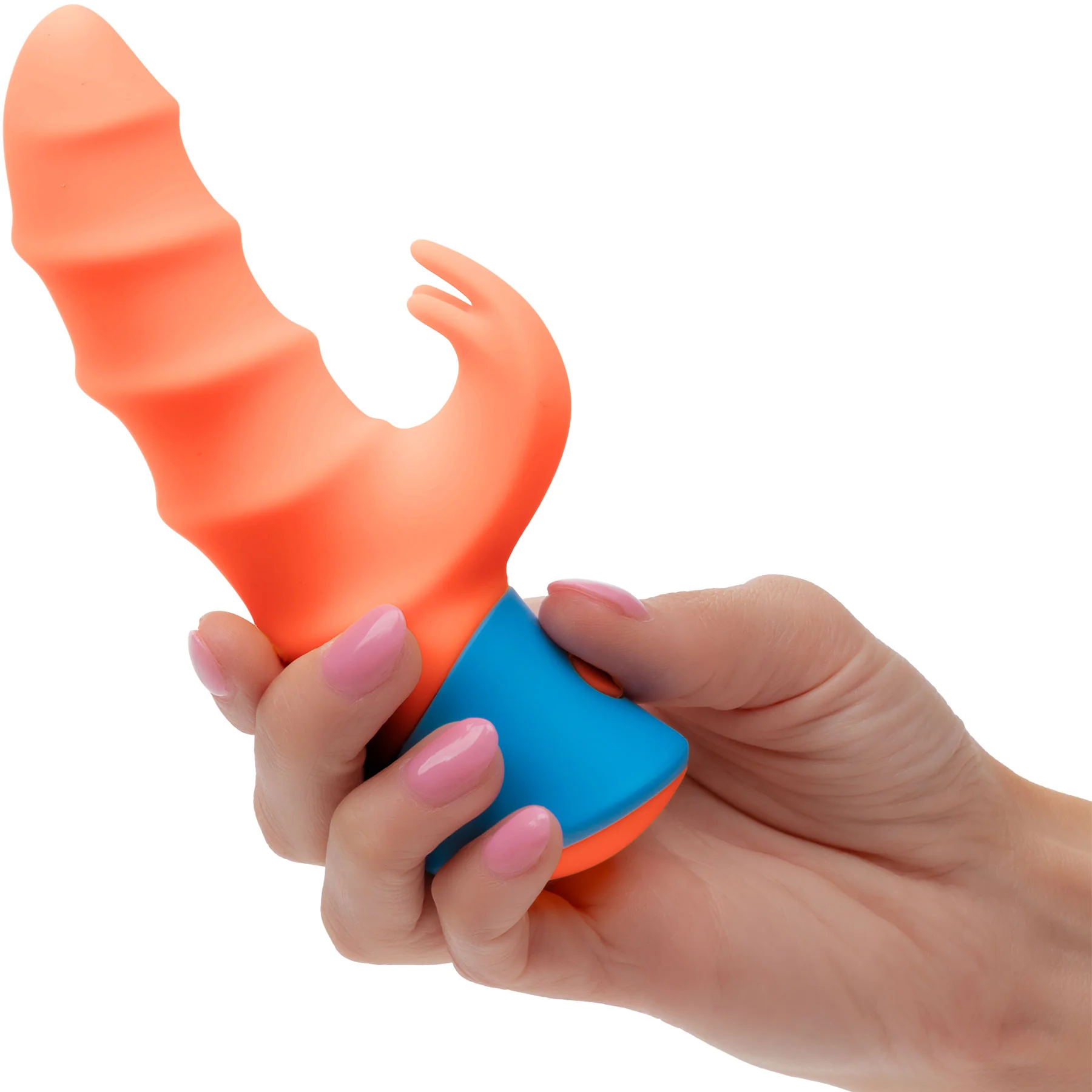 Rave Tickler Rechargeable Waterproof Silicone Rabbit Vibrator - Image 2