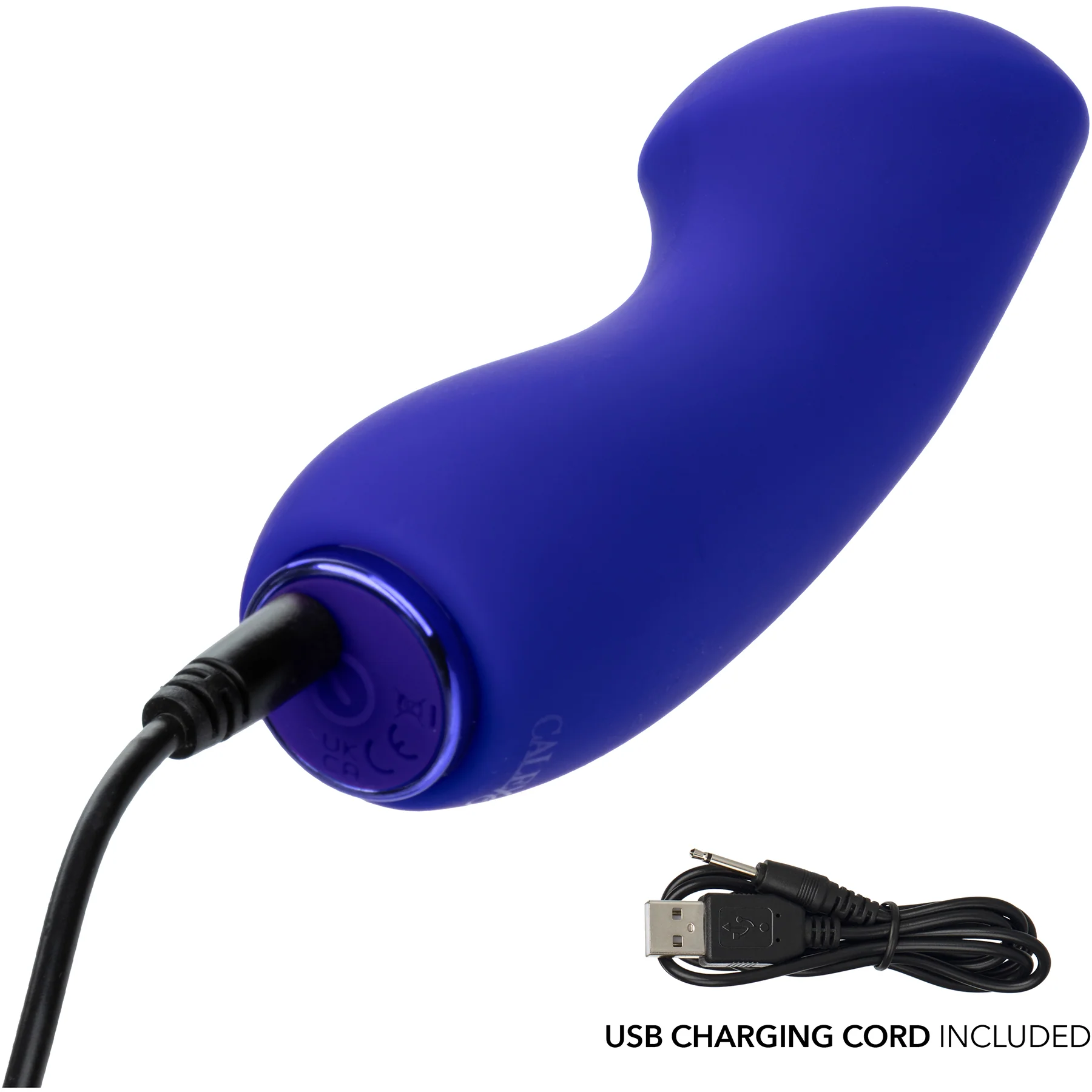 Raven "G" Pleaser Rechargeable Waterproof Silicone Mini G-Spot Vibrator By CalExotics - Image 6