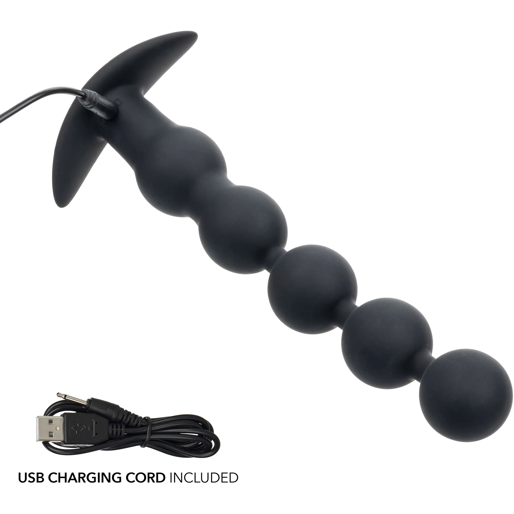 Rechargeable Power Balls Vibrating Silicone Flexible Anal Beads - Image 7