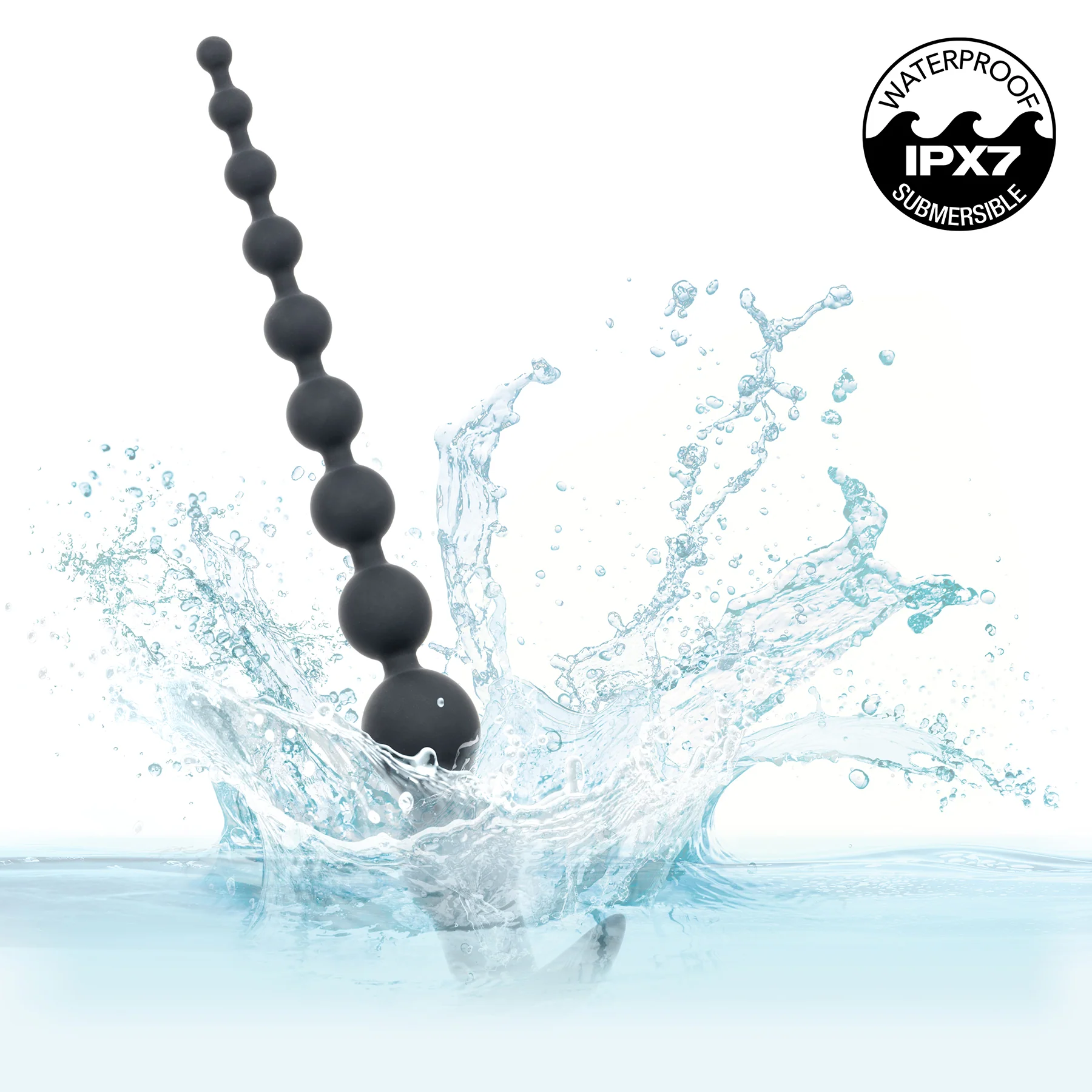 Rechargeable X-10 Silicone Power Beads Vibrating Flexible Anal Beads - Image 5