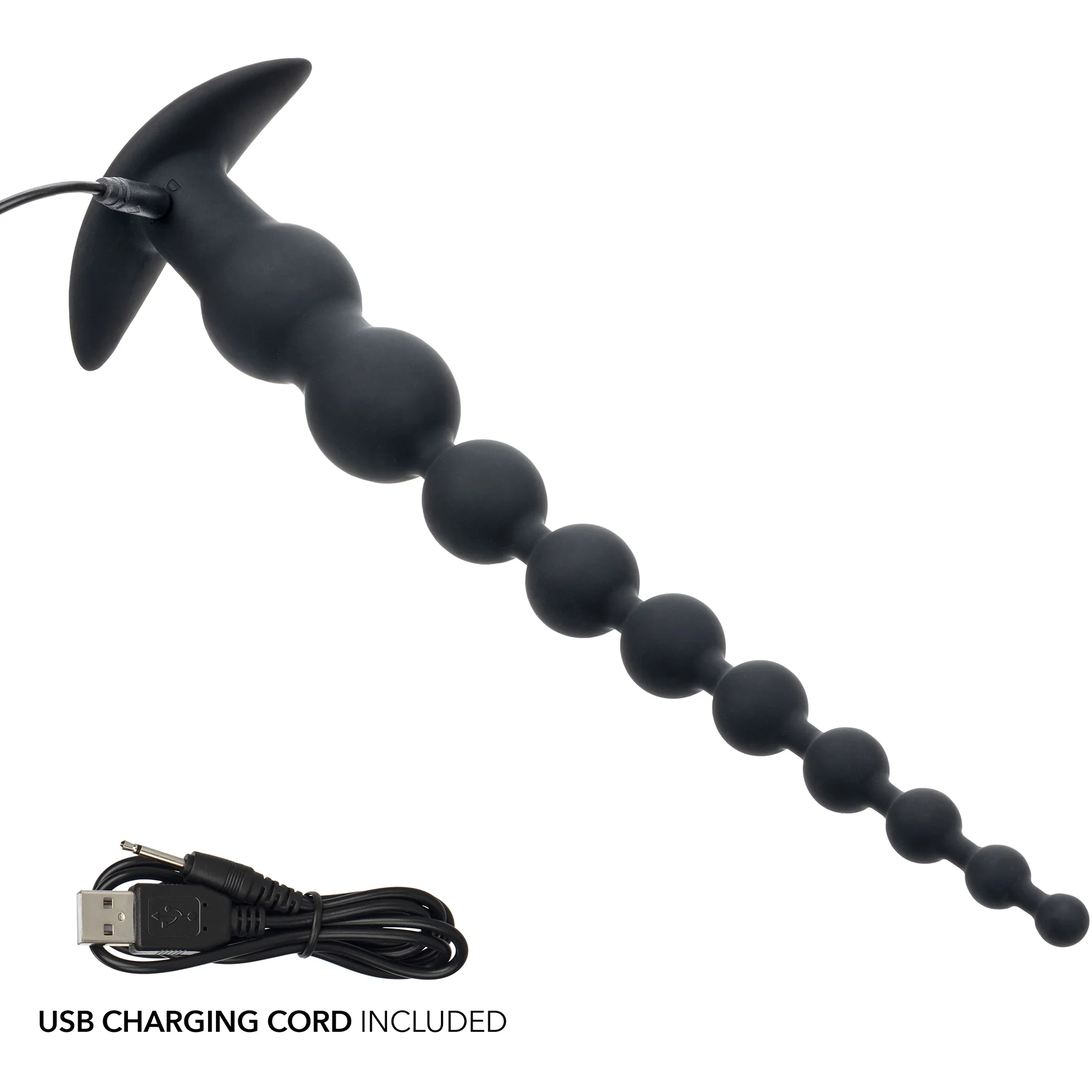 Rechargeable X-10 Silicone Power Beads Vibrating Flexible Anal Beads - Image 7