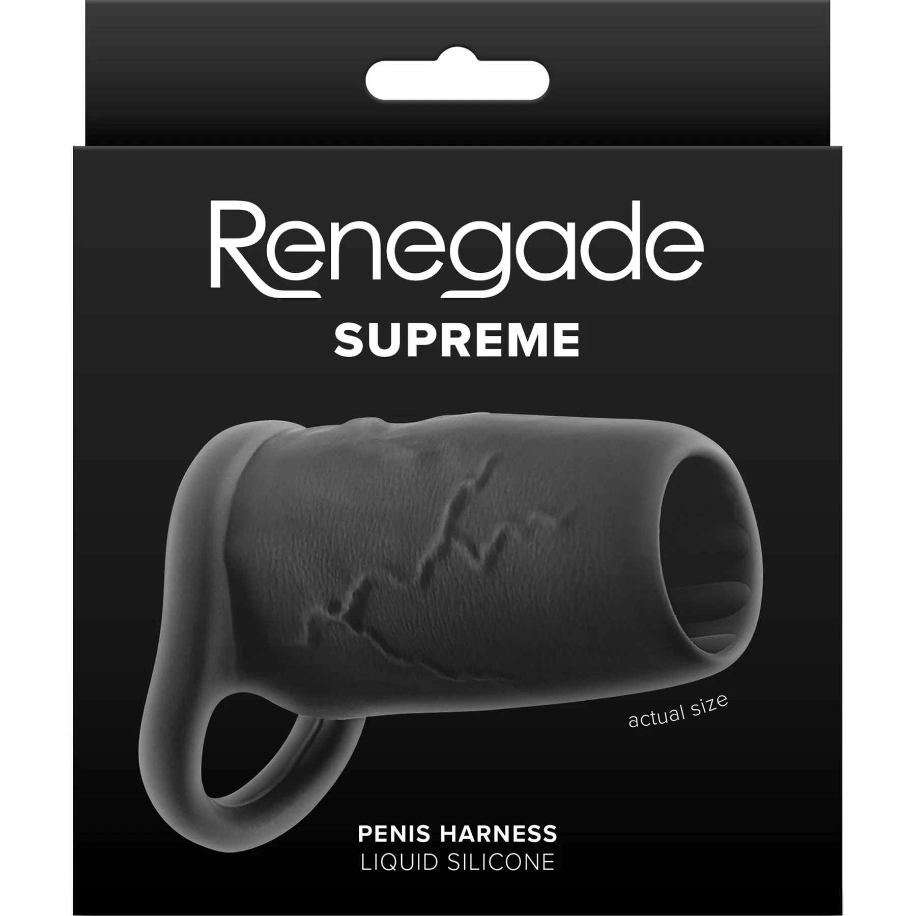 Renegade Supreme Silicone Penis Sleeve With Ball Strap - Image 3