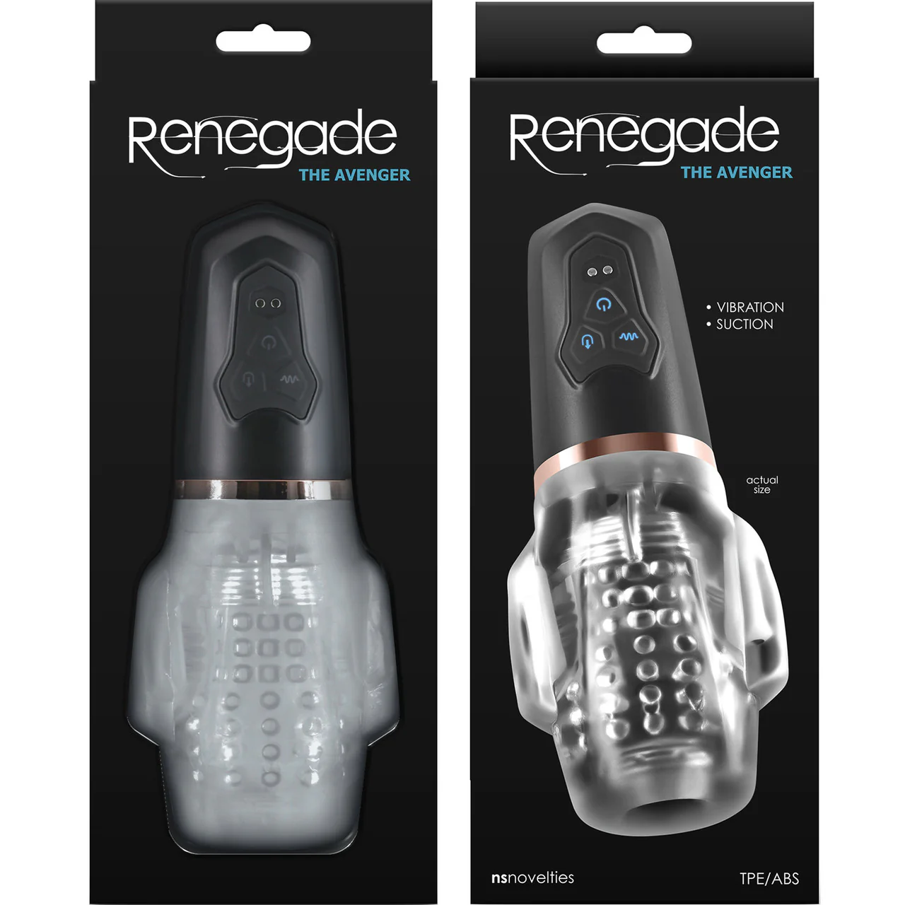Renegade The Avenger Sucking Vibrating Rechargeable Oral Sex Penis Masturbator - Image 3