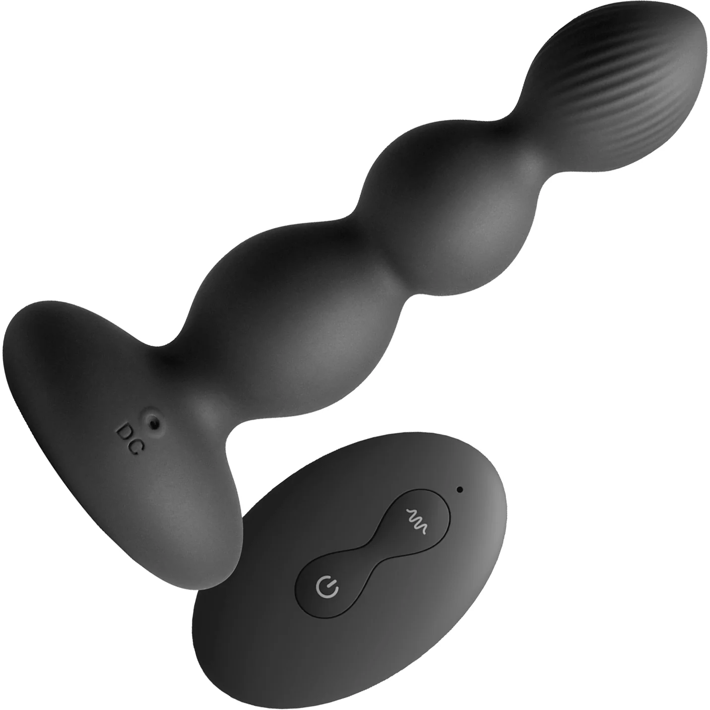 Renegade Valor Silicone Vibrating Beaded Anal Plug With Remote