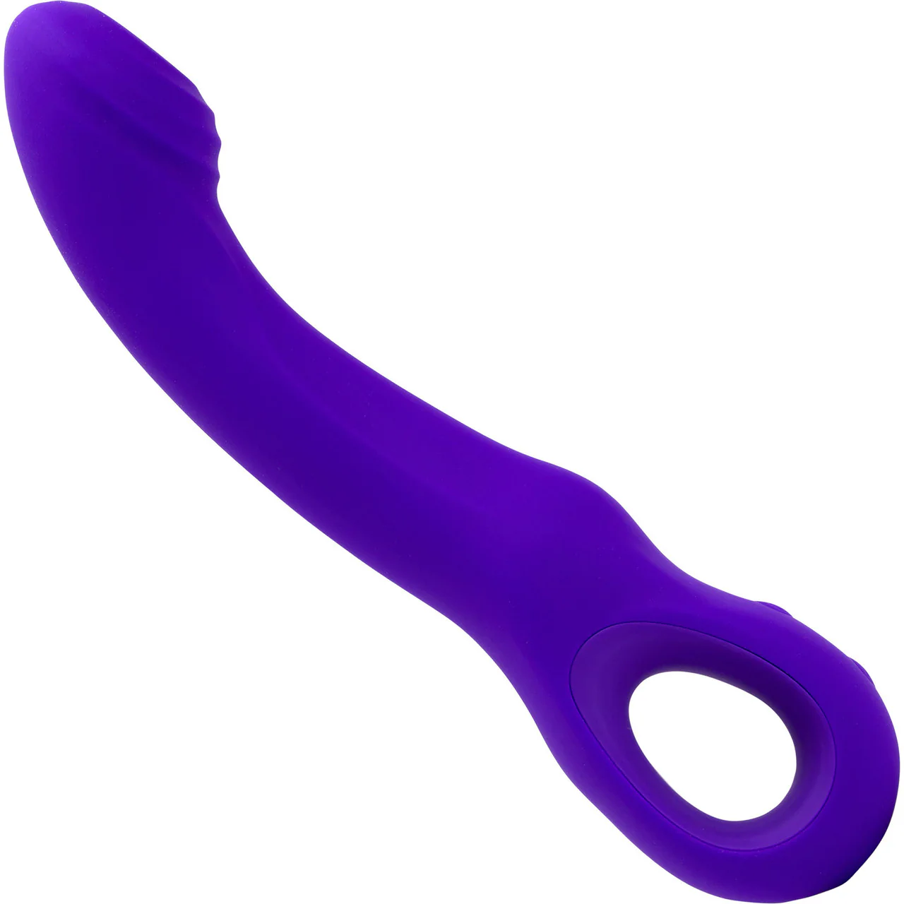 Rhapsody Tapping Vibe Rechargeable Waterproof Silicone G-Spot Vibrator By Nu Sensuelle - Deep Purple - Image 4