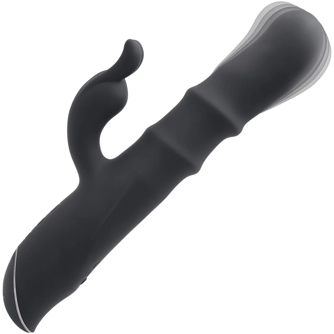 Ringmaster Rechargeable Waterproof  Silicone Dual Stimulating Vibrator By Evolved Novelties - Image 3