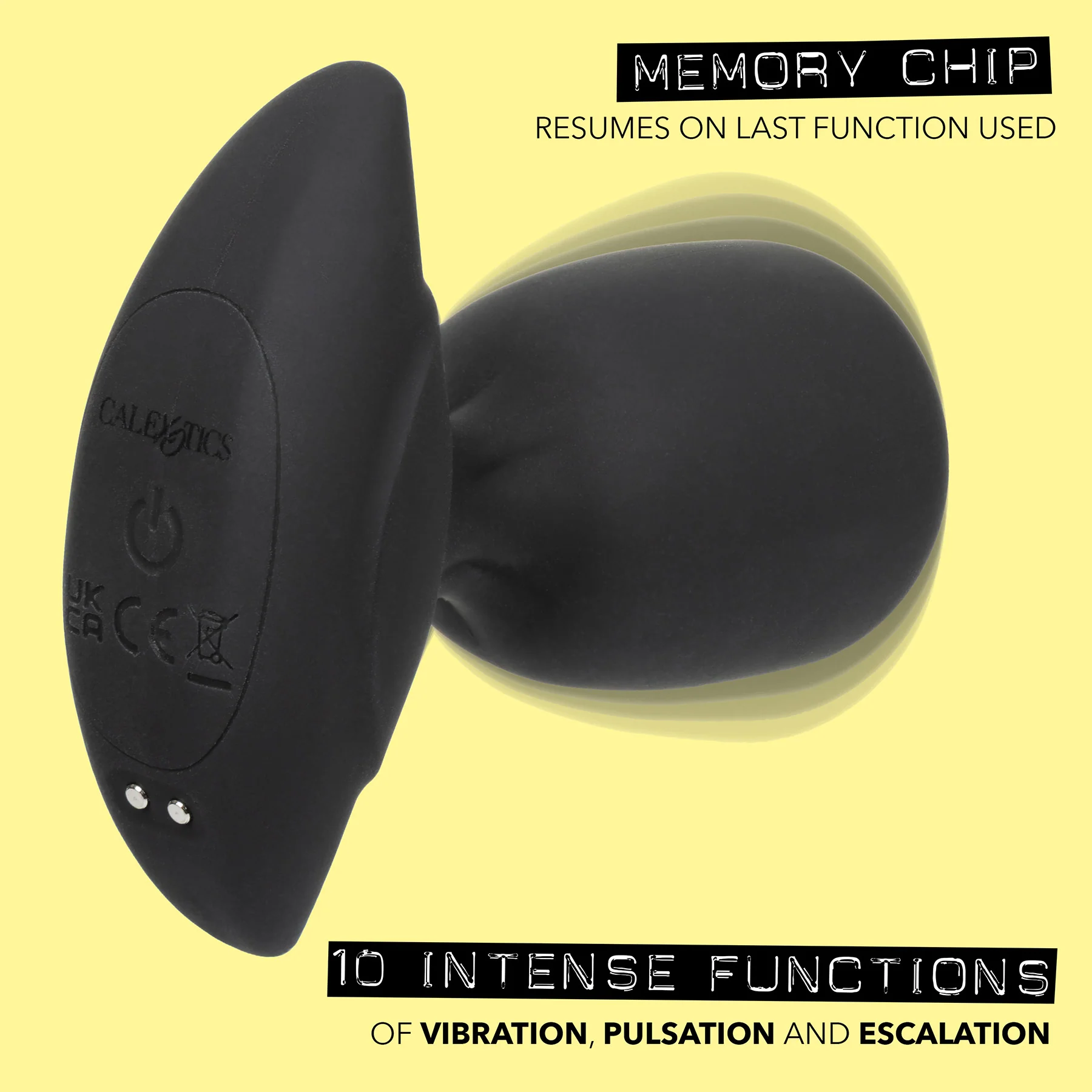 Rock Bottom™ Rumbling Torpedo Probe Silicone Vibrating Butt Plug - Image 5