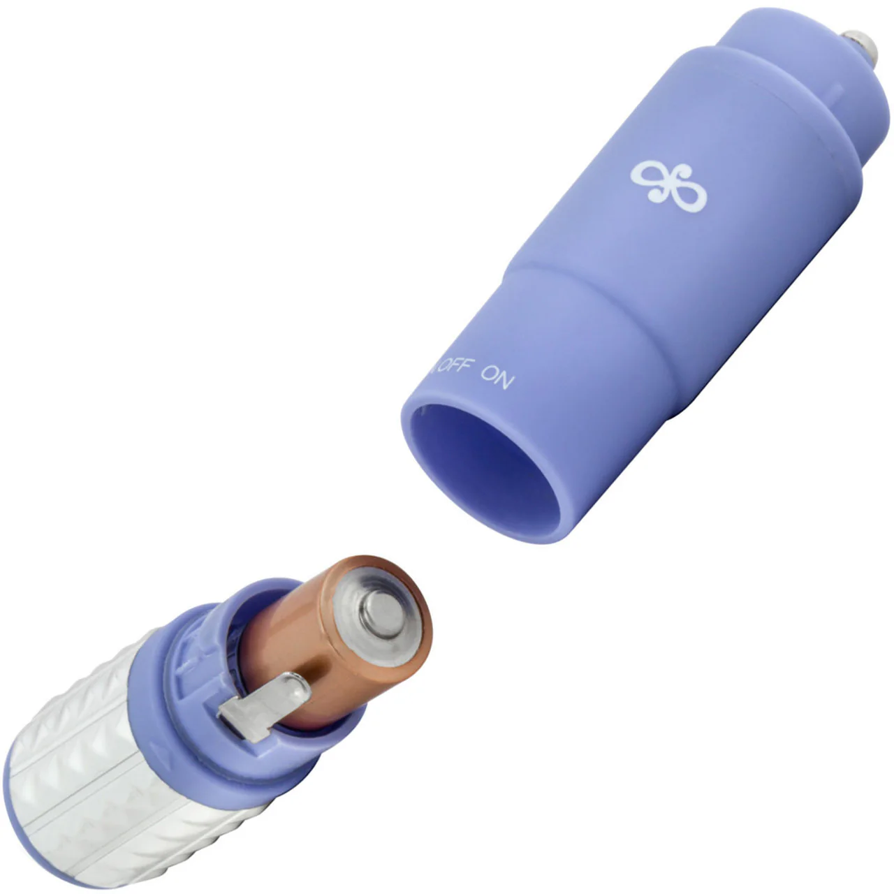 Rose Revitalize Vibrating Bullet Massage Kit With 3 Silicone Attachments By Blush - Periwinkle - Image 4