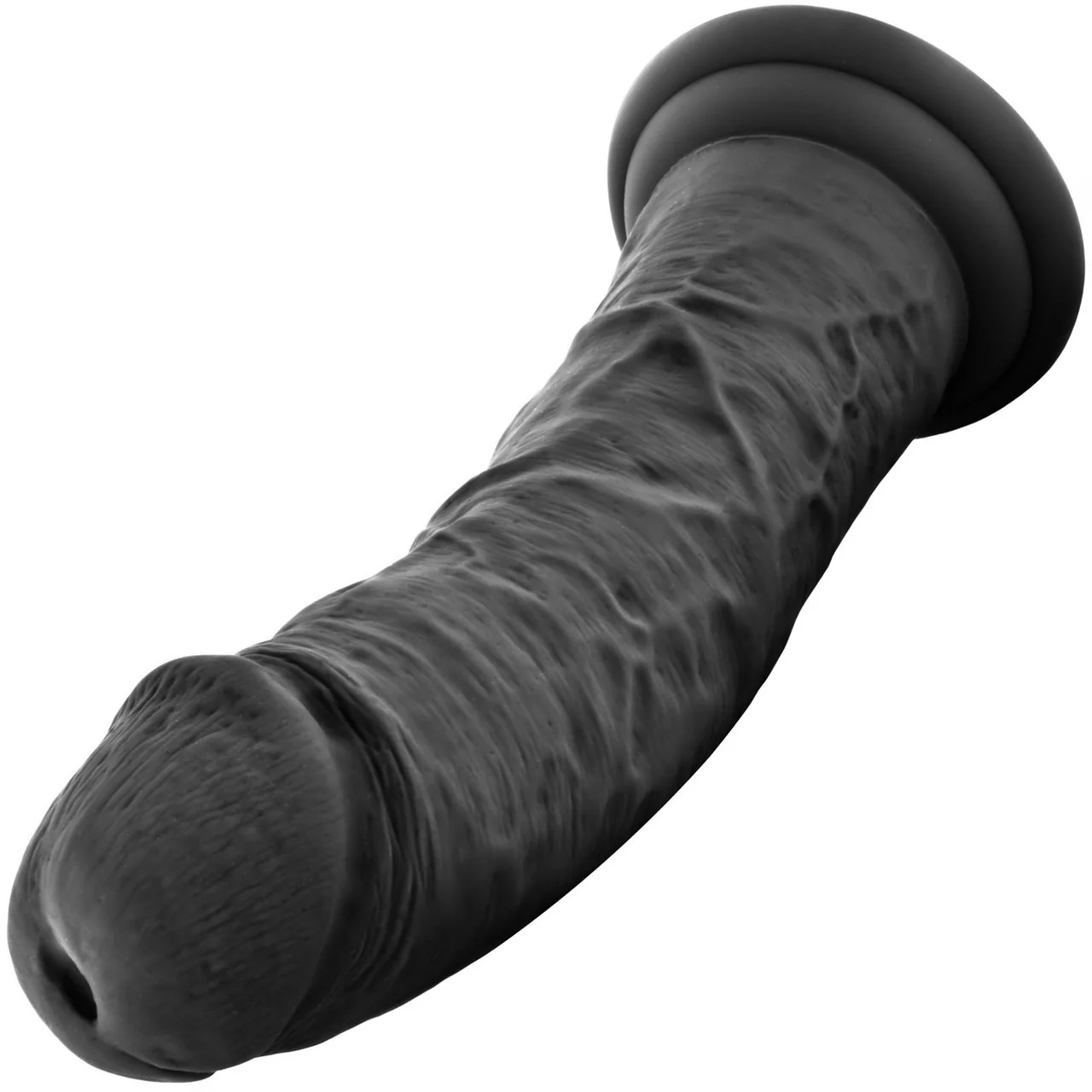 Ruse Jammy Silicone Suction Cup Dildo by Blush Novelties - Black - Image 2