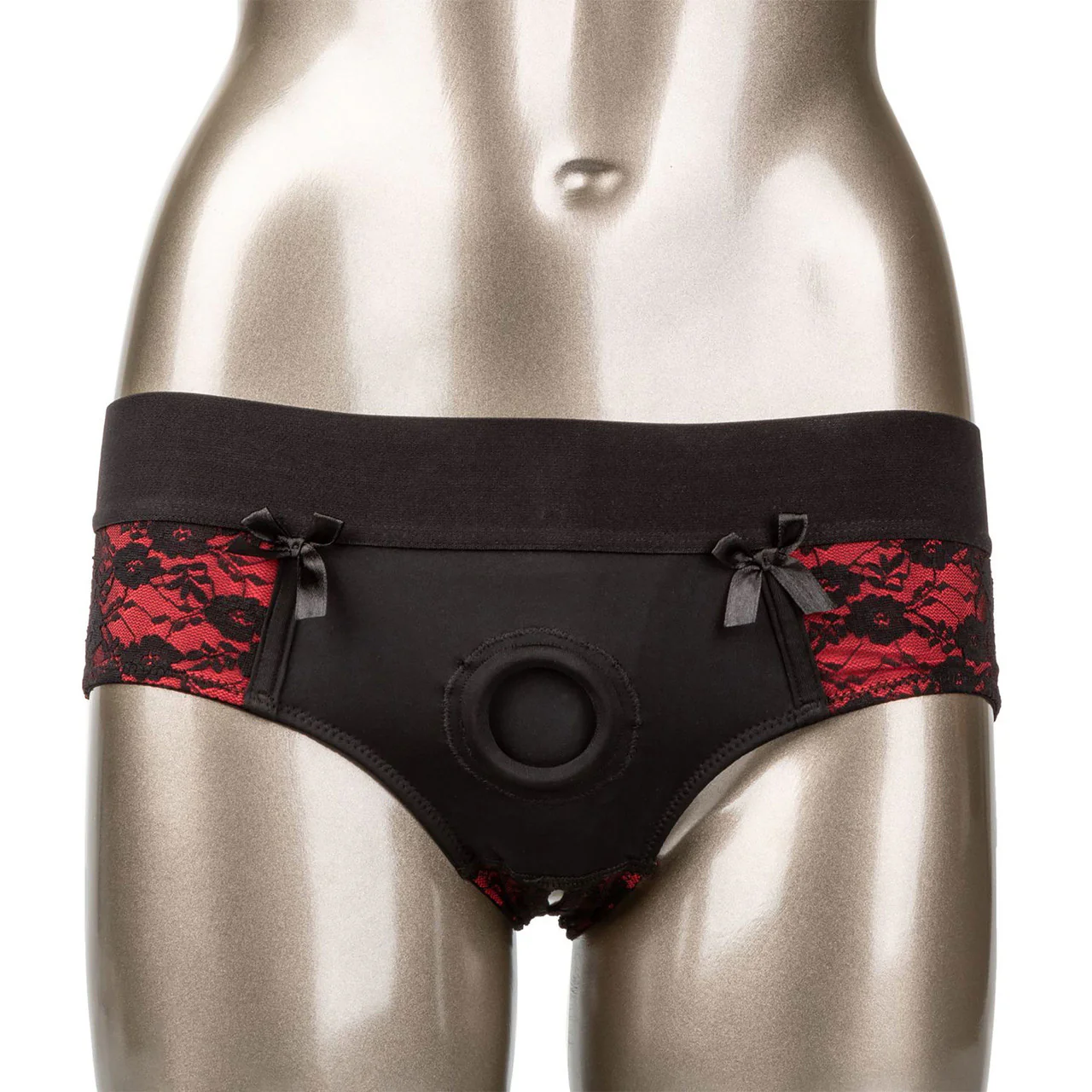 Scandal Crotchless Pegging Panty Set With Silicone Probe Small / Medium By CalExotics - Image 3