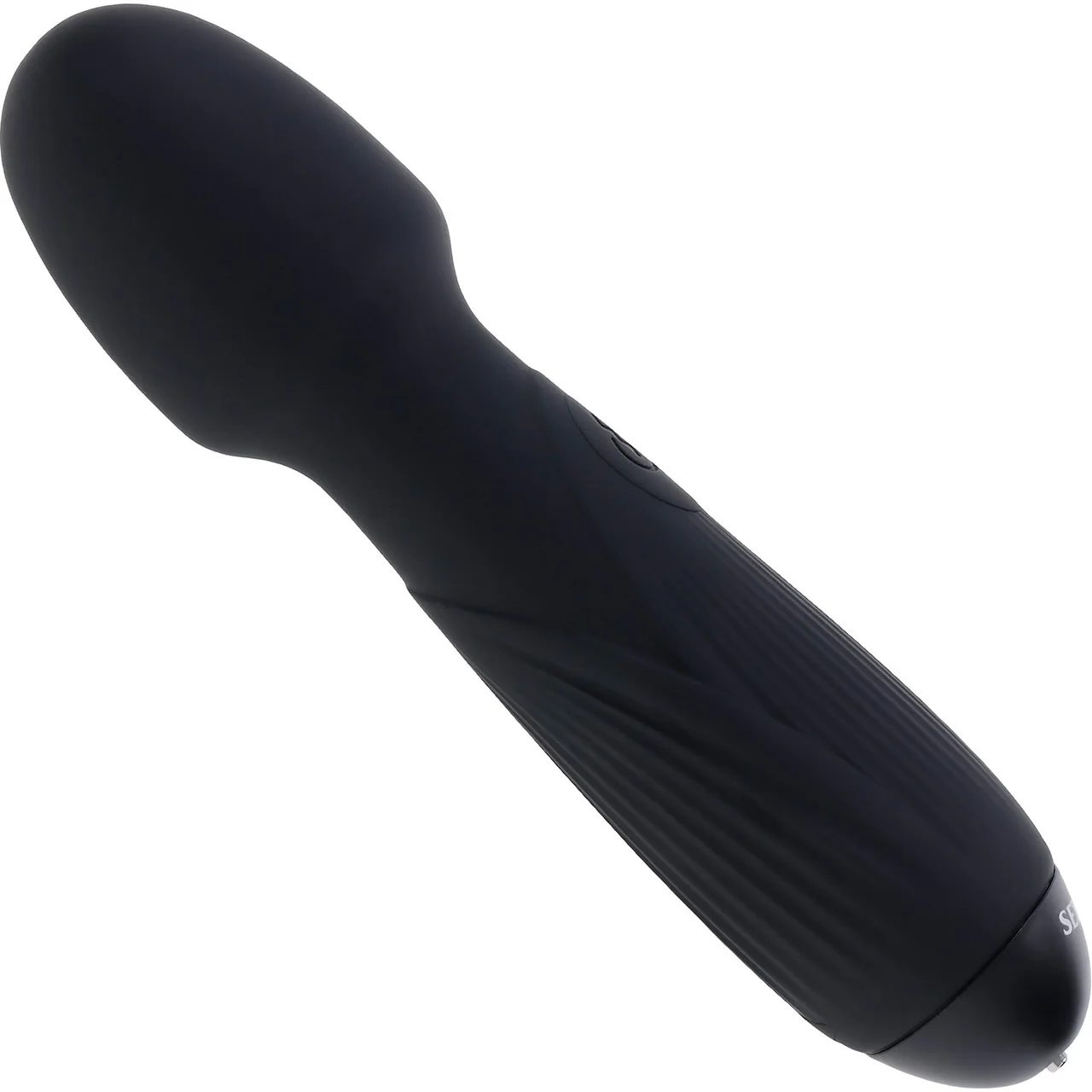 Selopa Power Trip Rechargeable Waterproof Silicone Wand Style Vibrator - Black - Image 4