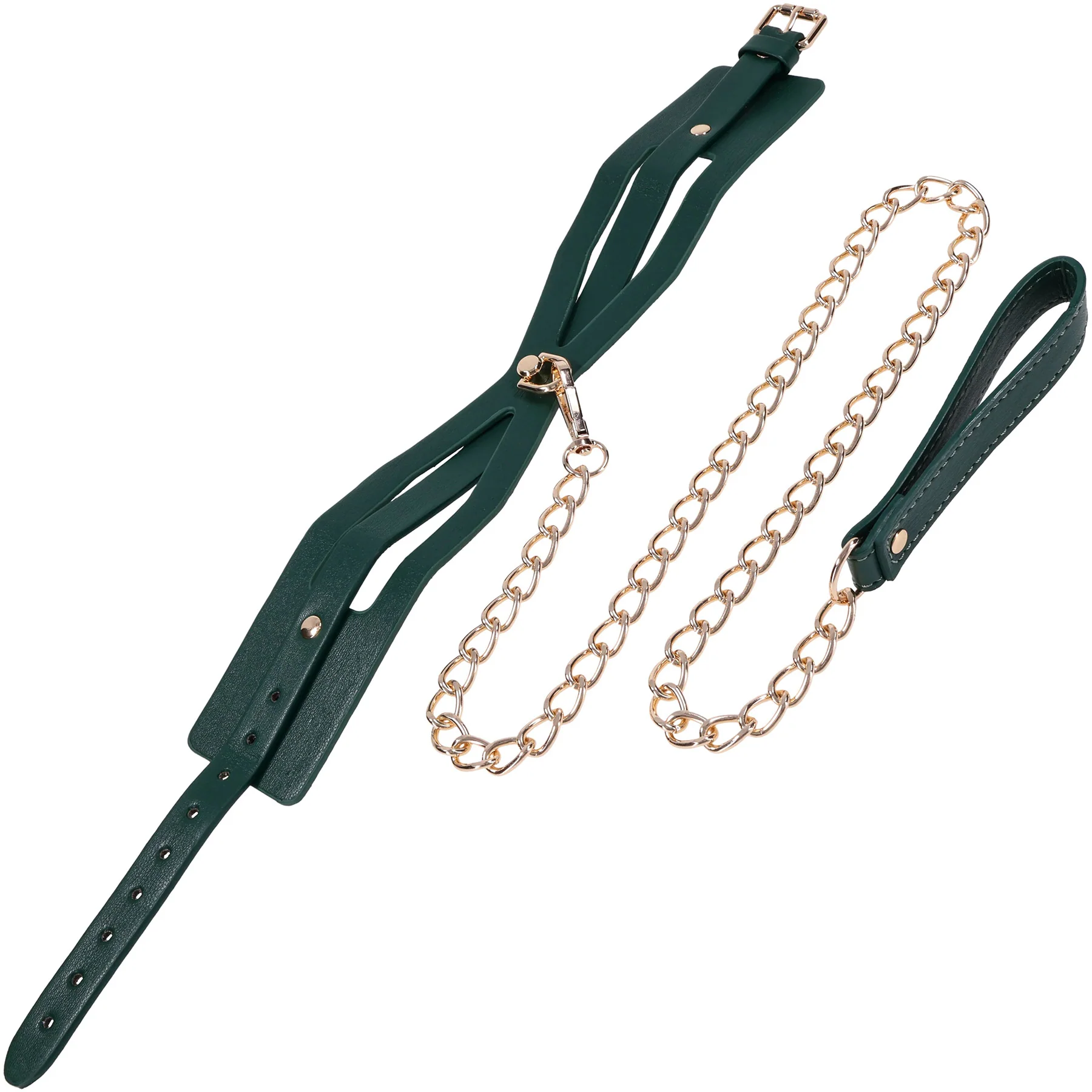 Sex & Mischief Indica Cutout Collar & Leash By Sportsheets - Image 6