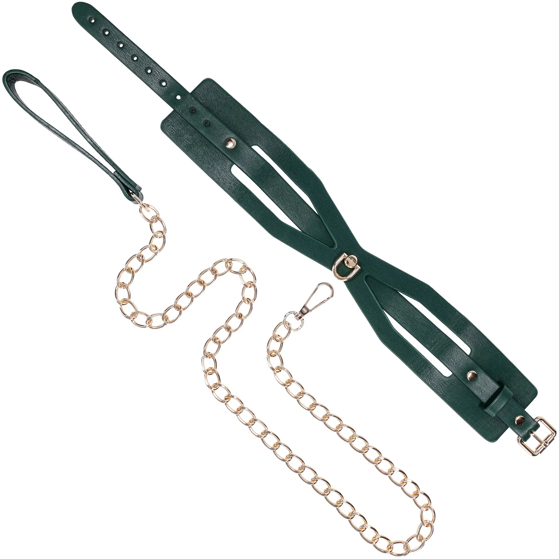 Sex & Mischief Indica Cutout Collar & Leash By Sportsheets - Image 7