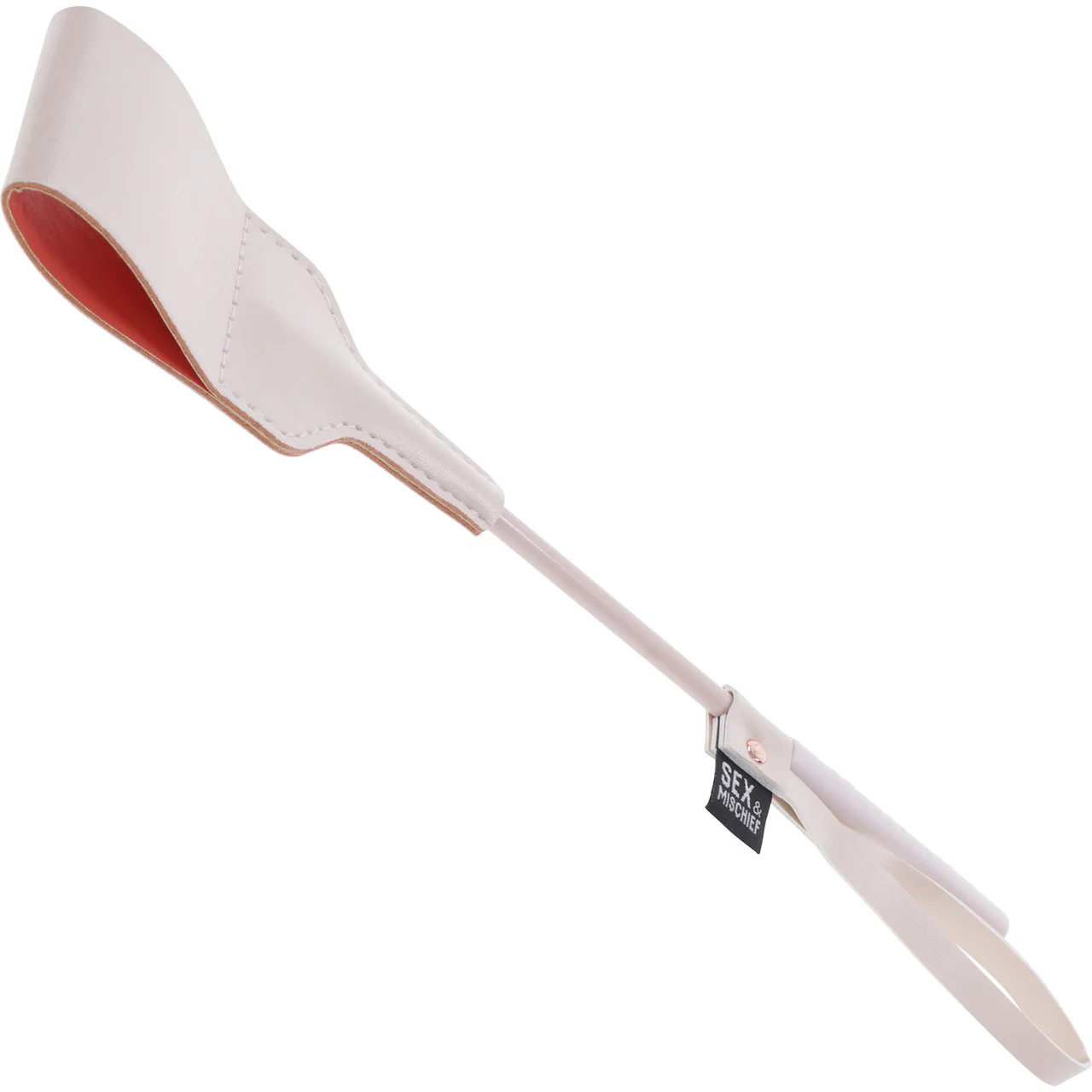 Sex & Mischief Peaches 'n CreaMe Riding Crop By Sportsheets - Rose Gold & Peach - Image 4