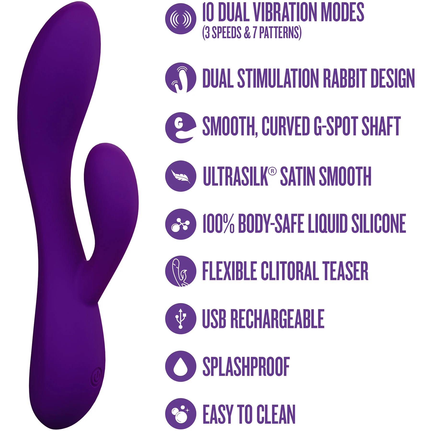 Sexy Things Fever Dream Rechargeable Silicone Rabbit Vibrator - Image 13