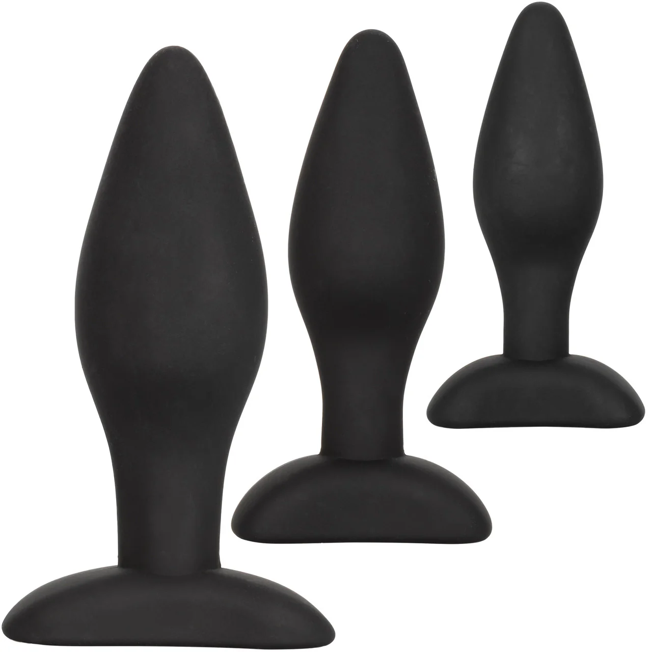 Silicone Anal Exerciser Kit With Three Plugs by CalExotics - Image 4