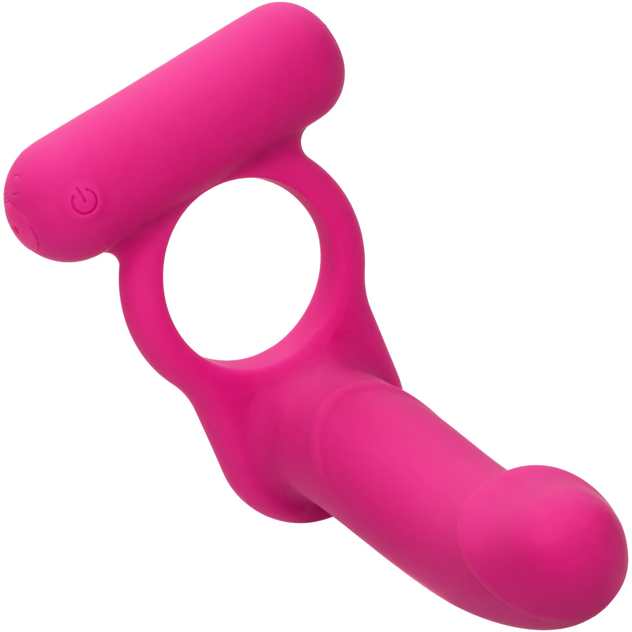 Silicone Rechargeable Double Diver Vibrating Cock Ring By CalExotics - Image 6