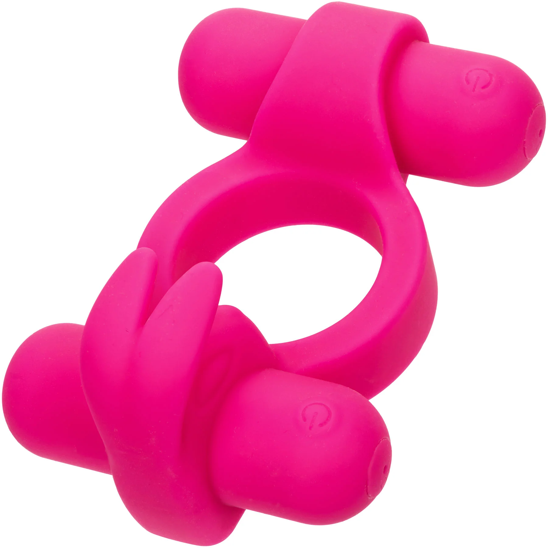 Silicone Rechargeable Rockin’ Rabbit® Vibrating Cock Ring By CalExotics - Image 7