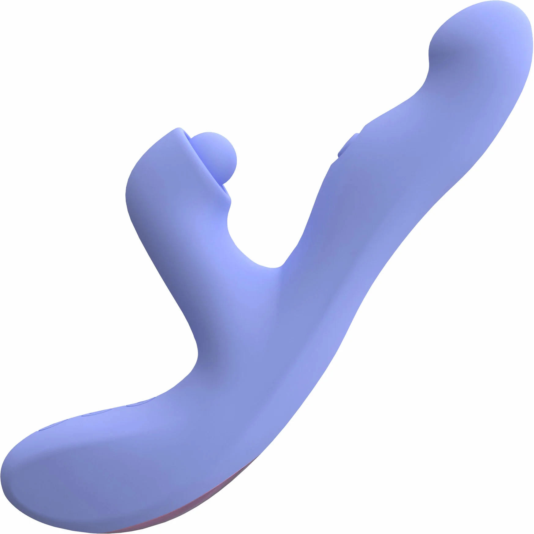 Simone Rechargeable Silicone Warming & Tapping Rabbit Vibrator By Blush - Image 5