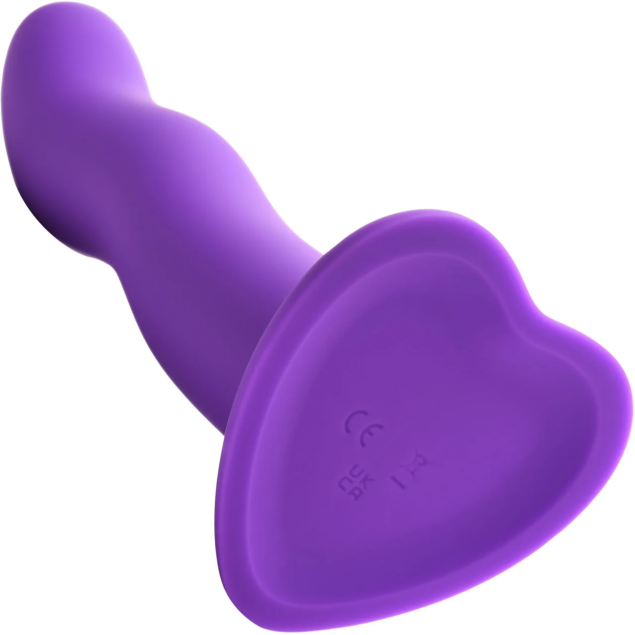 Simply Sweet 21X Vibrating Wavy Rechargeable Silicone G-Spot Vibrator With Remote - Purple - Image 2