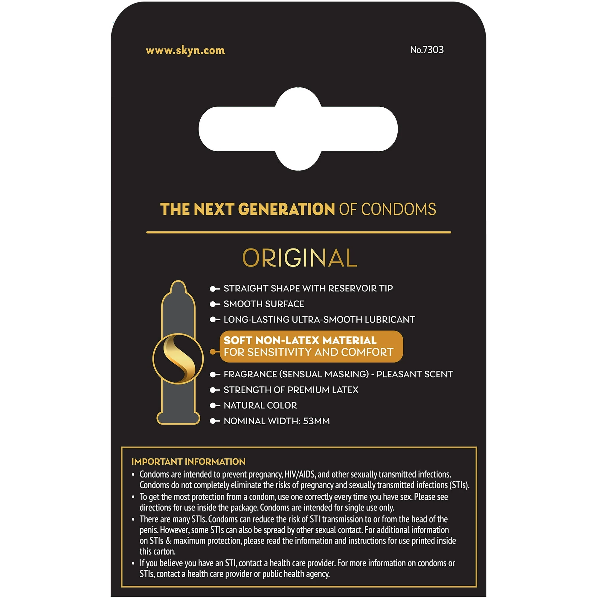 SKYN® Original Non-Latex Lubricated Condoms - 3 Pack - Image 3