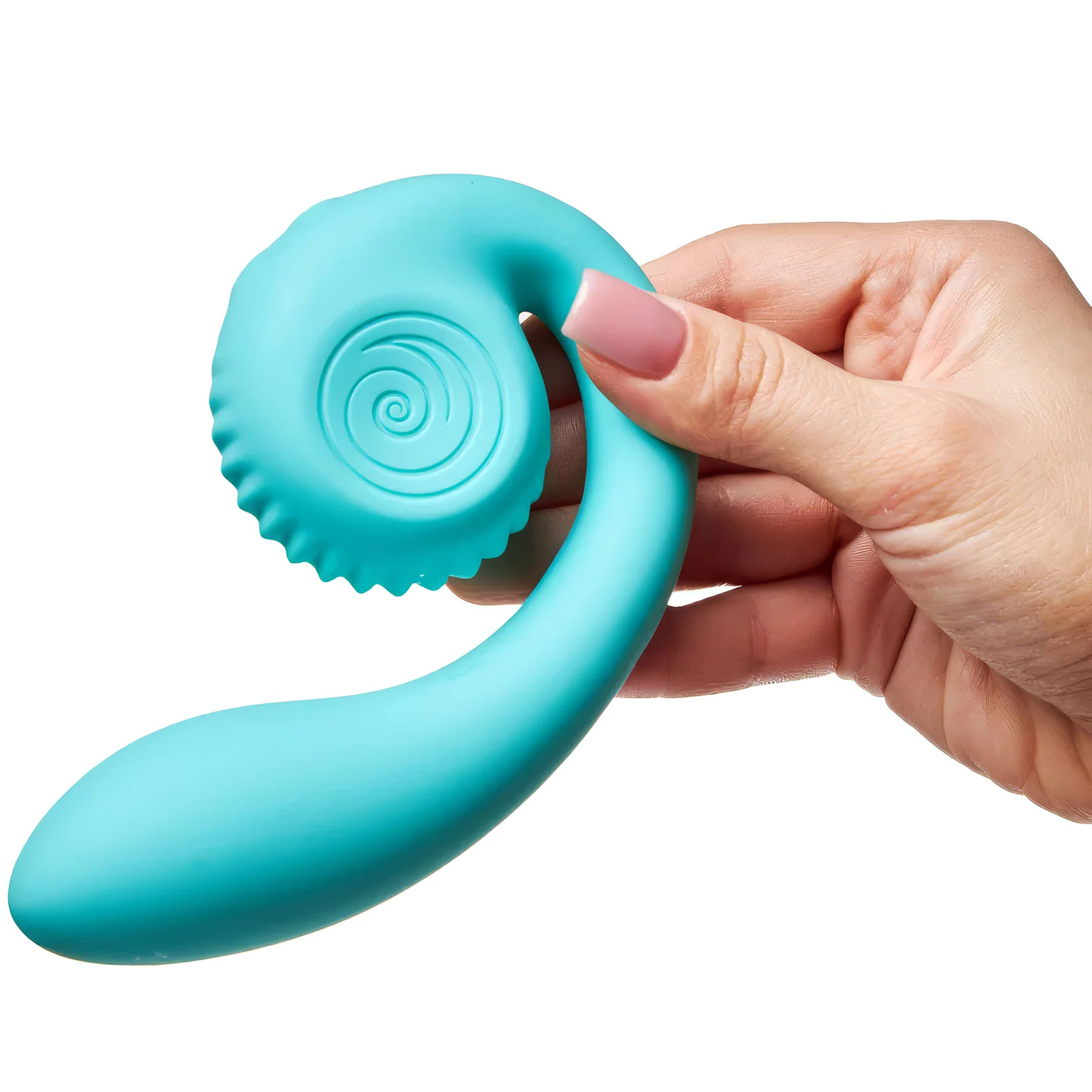 SVibe Snail Gizi Silicone Rechargeable Waterproof Dual Stimulation Vibrator - Image 10