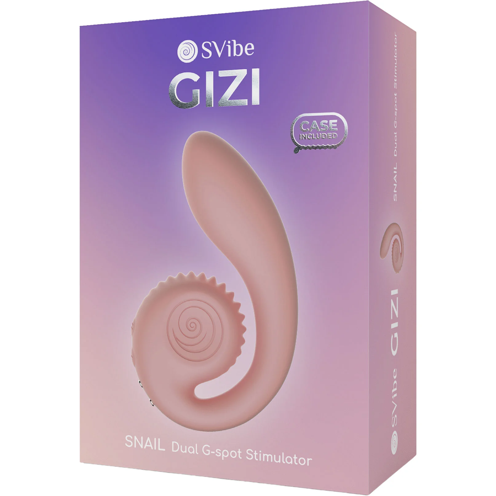 SVibe Snail Gizi Silicone Rechargeable Waterproof Dual Stimulation Vibrator - Image 23