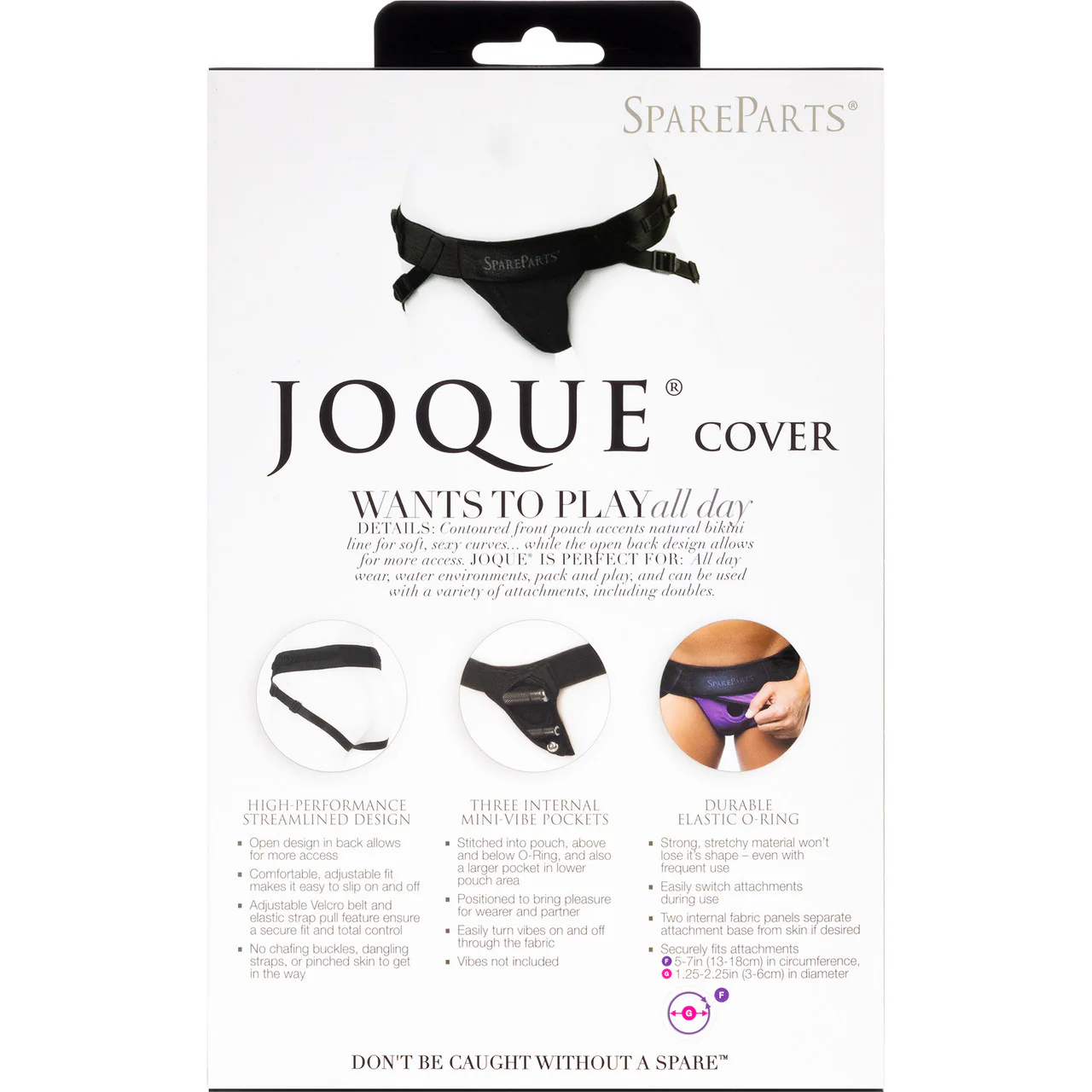 SpareParts Joque Cover Harness - Black - Image 11